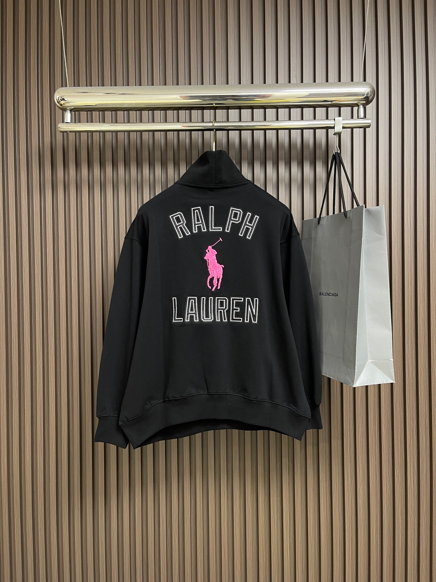 🛒🛒拉夫劳伦 RalP🆕h Lauren粉标半高领卫衣，定制奢感维棉抓绒复合料，一抹粉色小马标刺绣点缀于