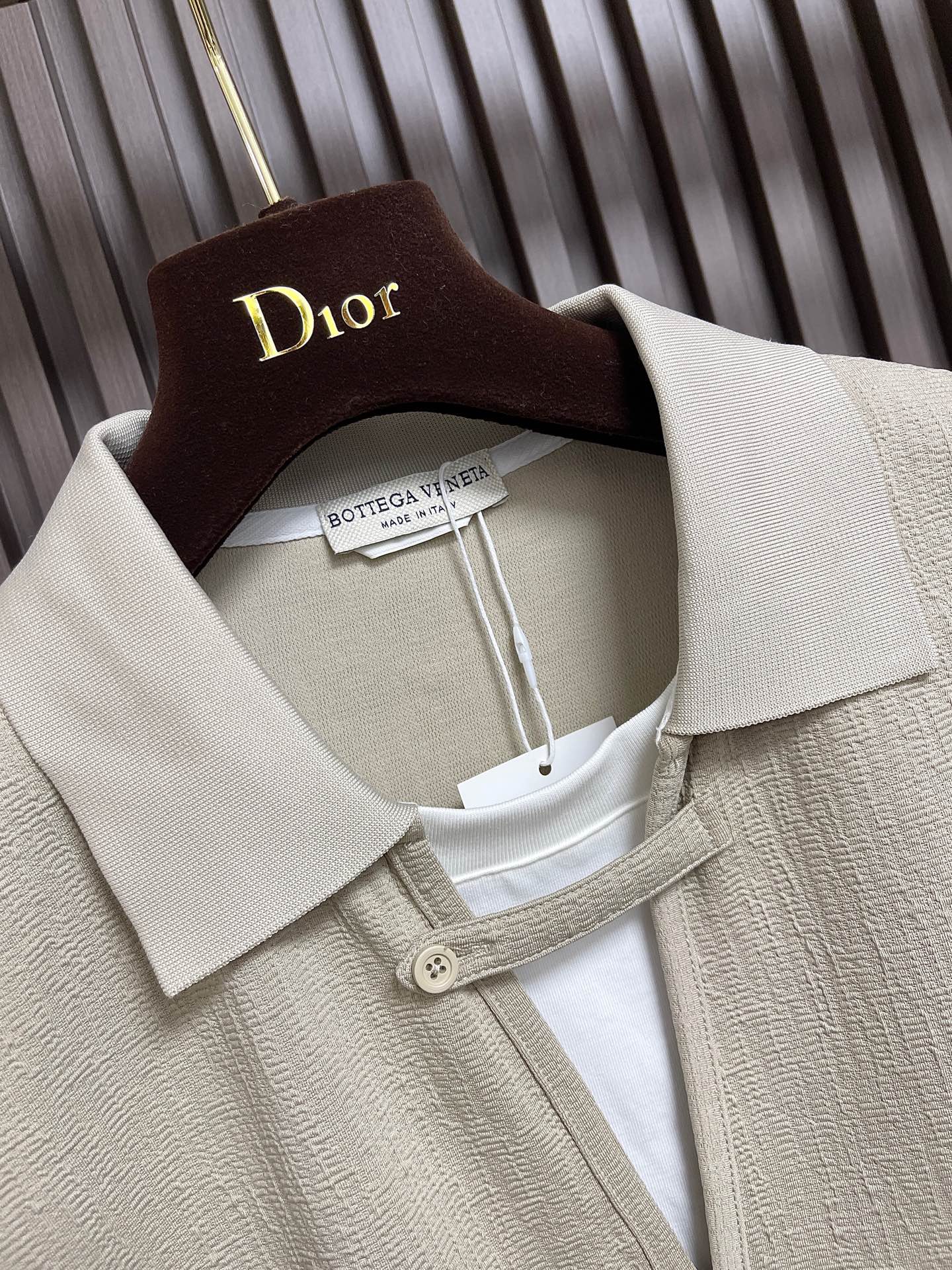 🛒🛒BV 2025ss秋冬新款长袖假两件POLO衫 高品质意大利进口精梳棉面料，高密度高克重，时尚百搭，