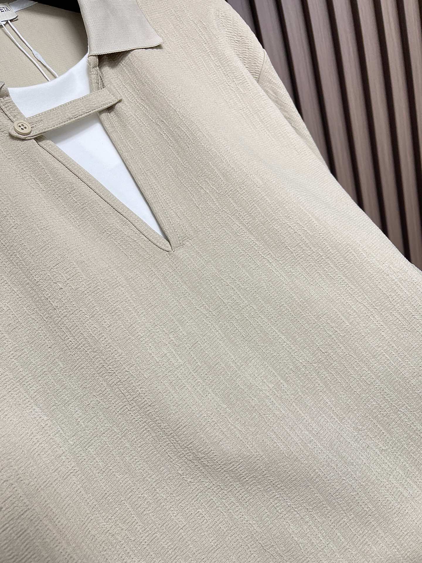 🛒🛒BV 2025ss秋冬新款长袖假两件POLO衫 高品质意大利进口精梳棉面料，高密度高克重，时尚百搭，