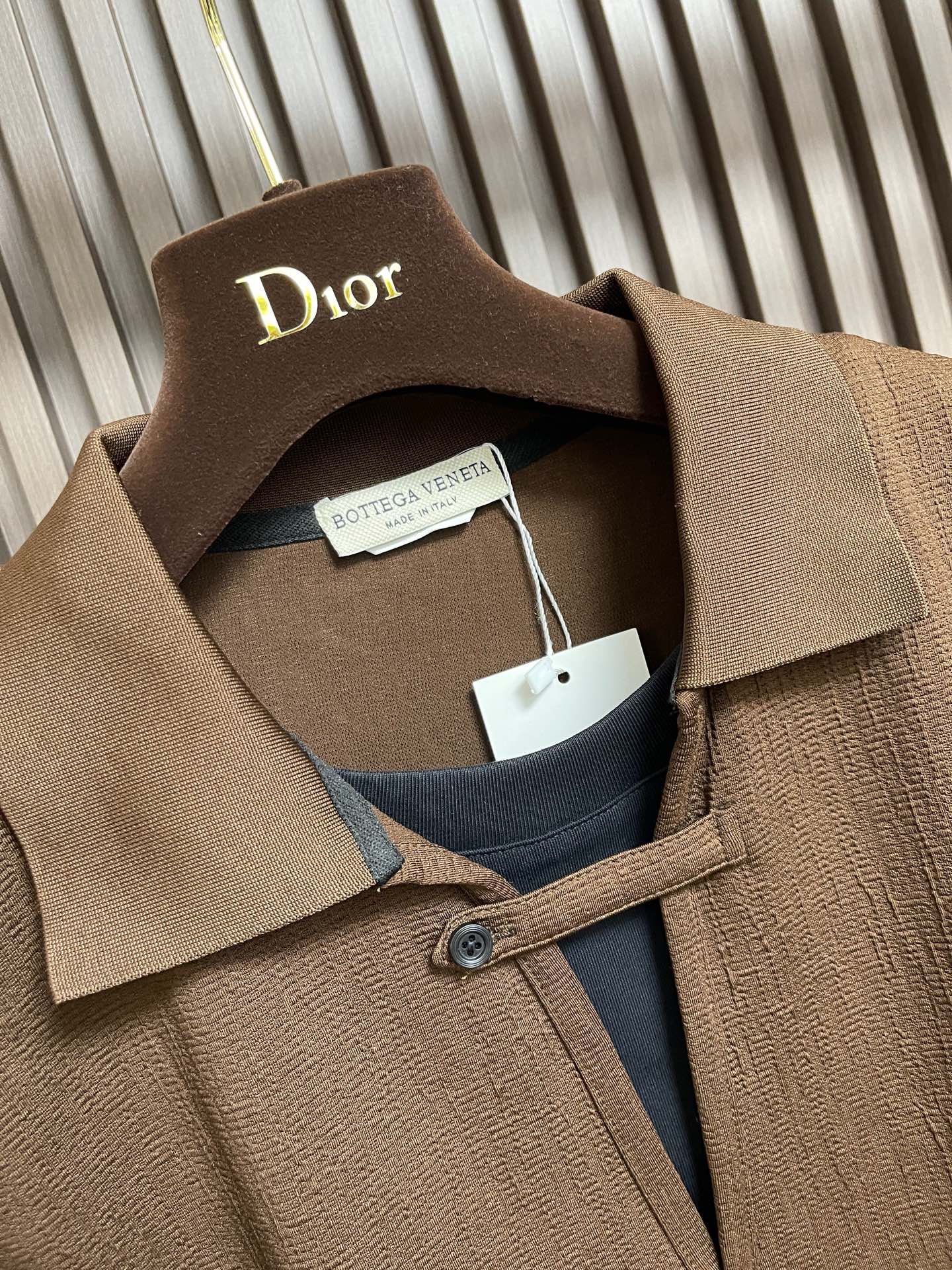 🛒🛒BV 2025ss秋冬新款长袖假两件POLO衫 高品质意大利进口精梳棉面料，高密度高克重，时尚百搭，