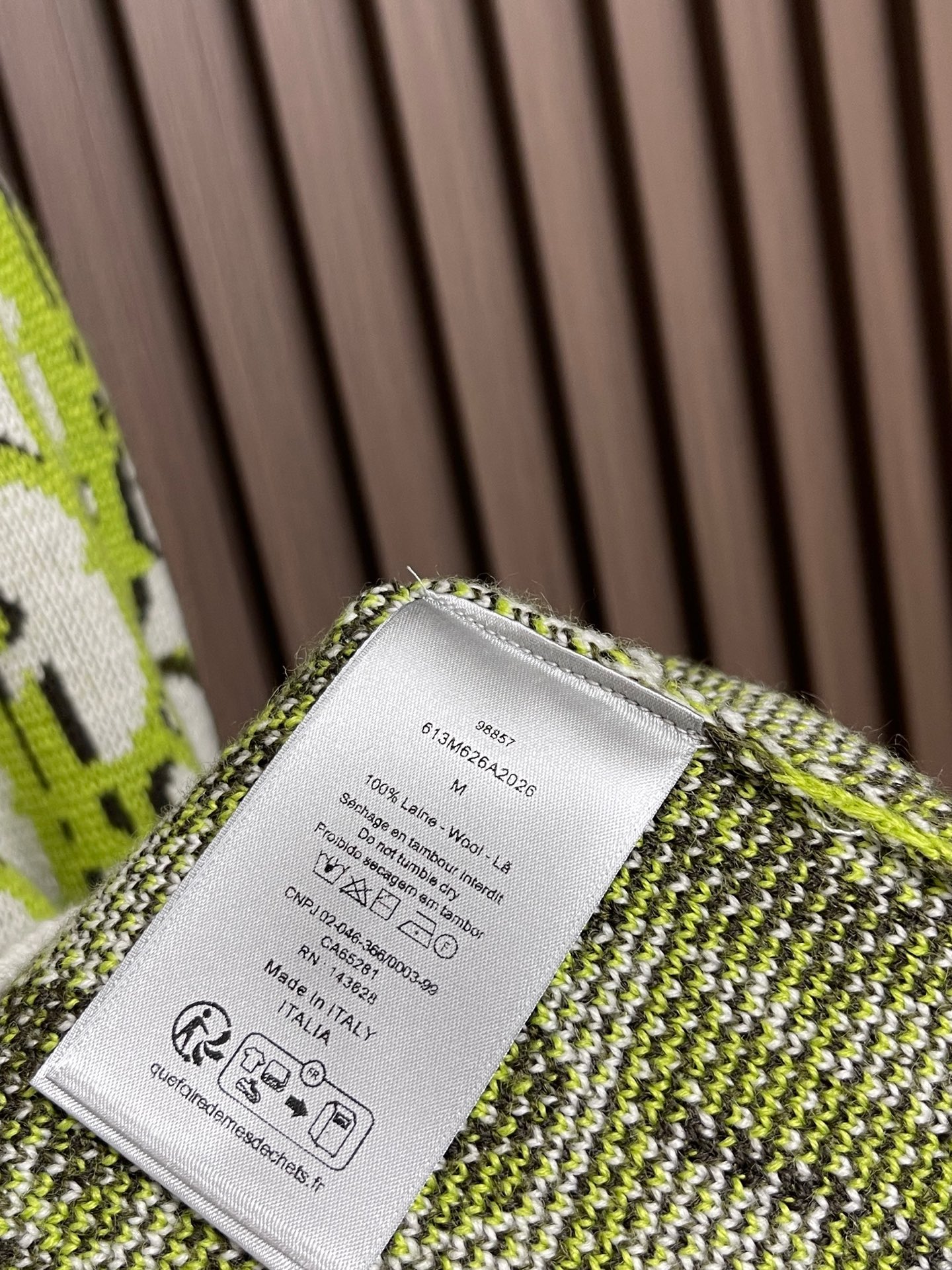 🛒🛒Dior 2026ss新款针织衫，这款针织衫是二零二六春季男装系列新品，突显 Dior 经典的Obl