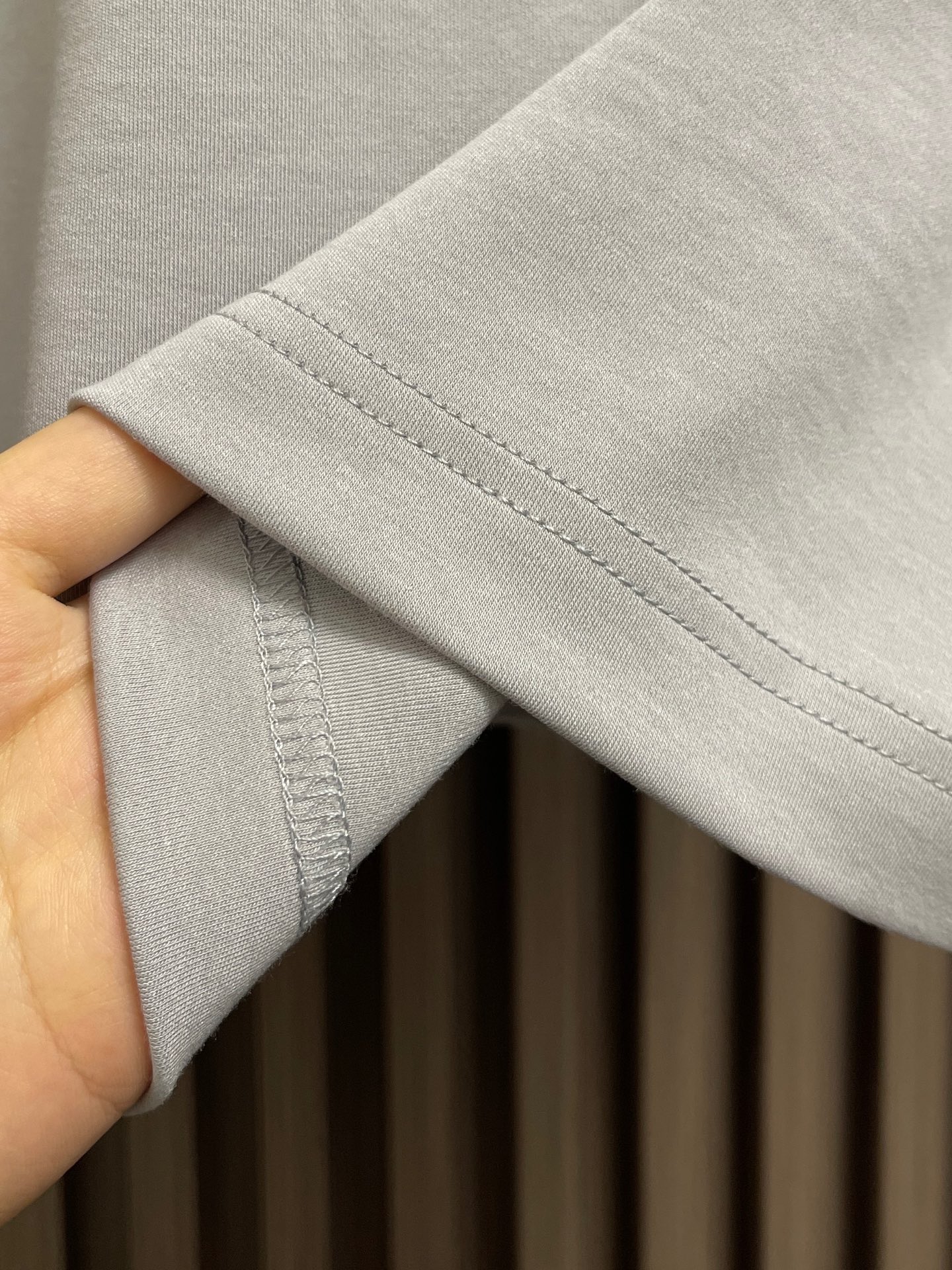 🛒🛒 Brunello Cucinelli BC 标识印花短袖T恤，定制云柔精梳棉 轻盈柔软 舒适贴肤 