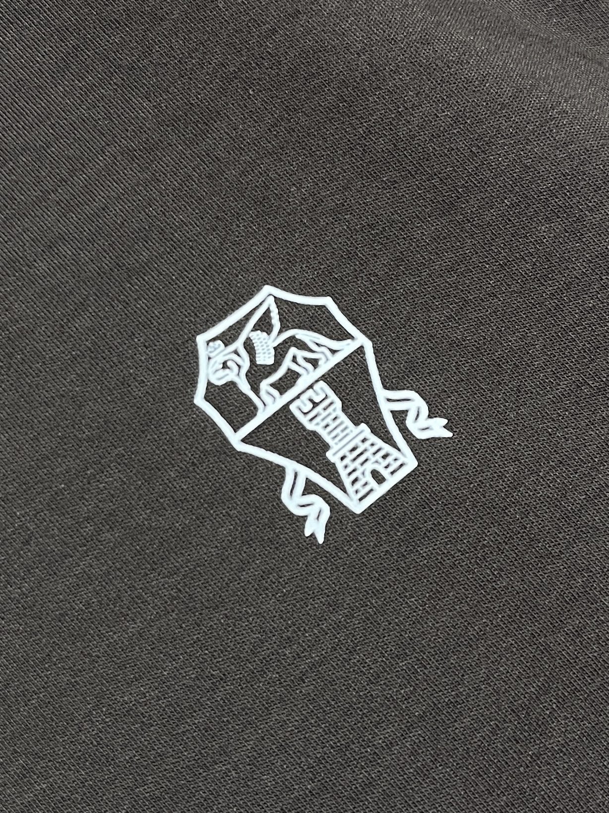 🛒🛒 Brunello Cucinelli BC 标识印花短袖T恤，定制云柔精梳棉 轻盈柔软 舒适贴肤 