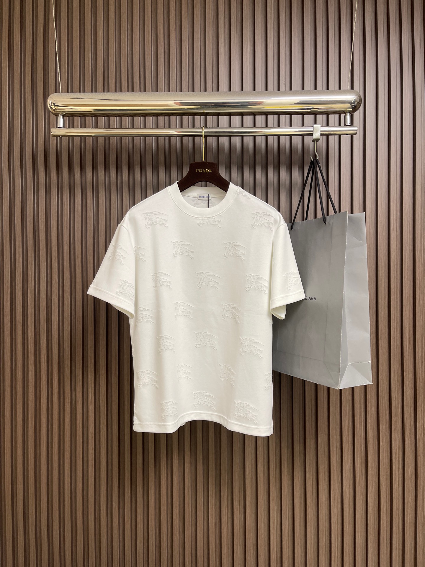 🛒🛒Burberry 2026ss新款战马提花短袖T恤，定织活性双纱纯棉面料！采用32s双纱面料，230