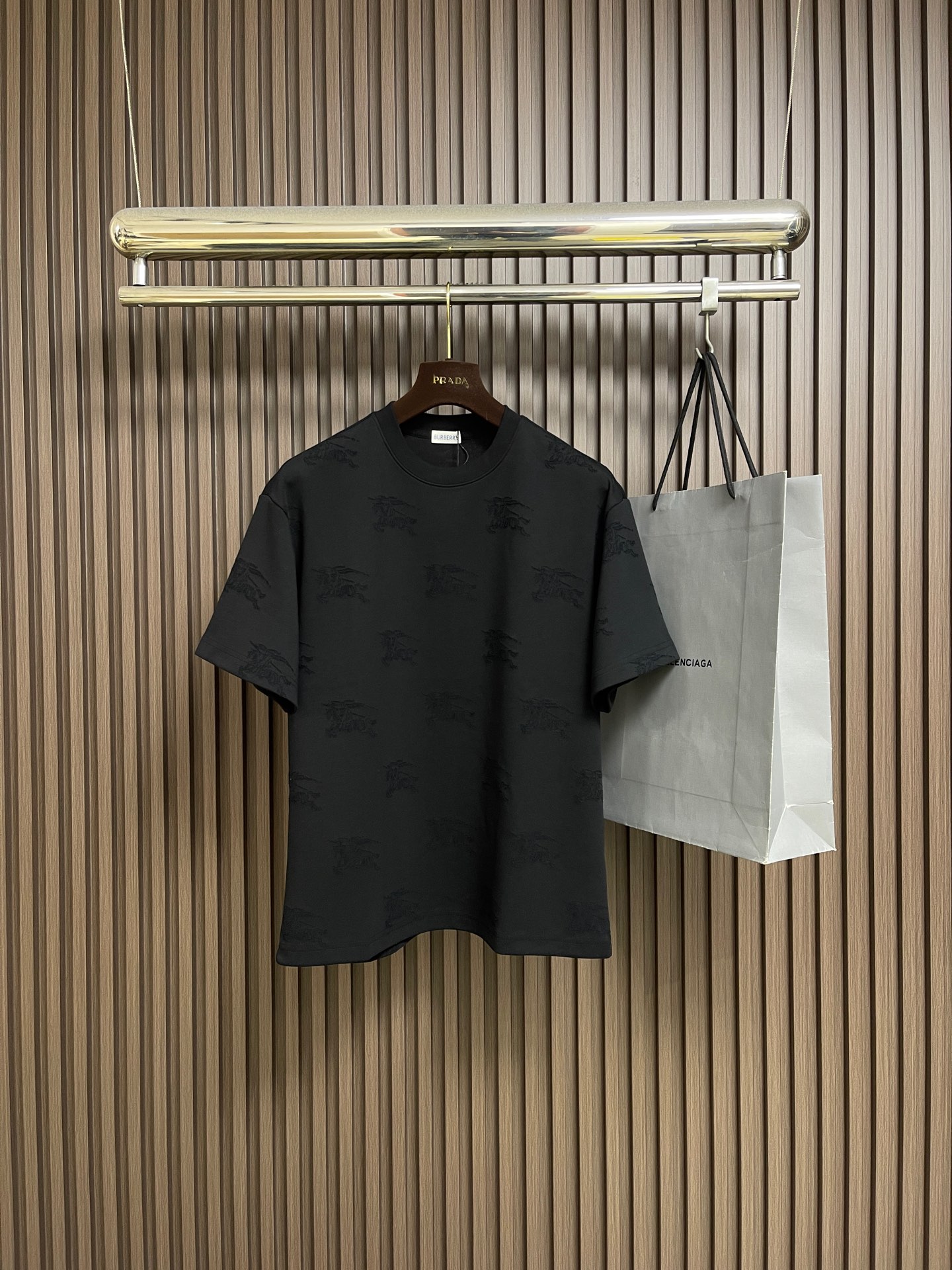 🛒🛒Burberry 2026ss新款战马提花短袖T恤，定织活性双纱纯棉面料！采用32s双纱面料，230