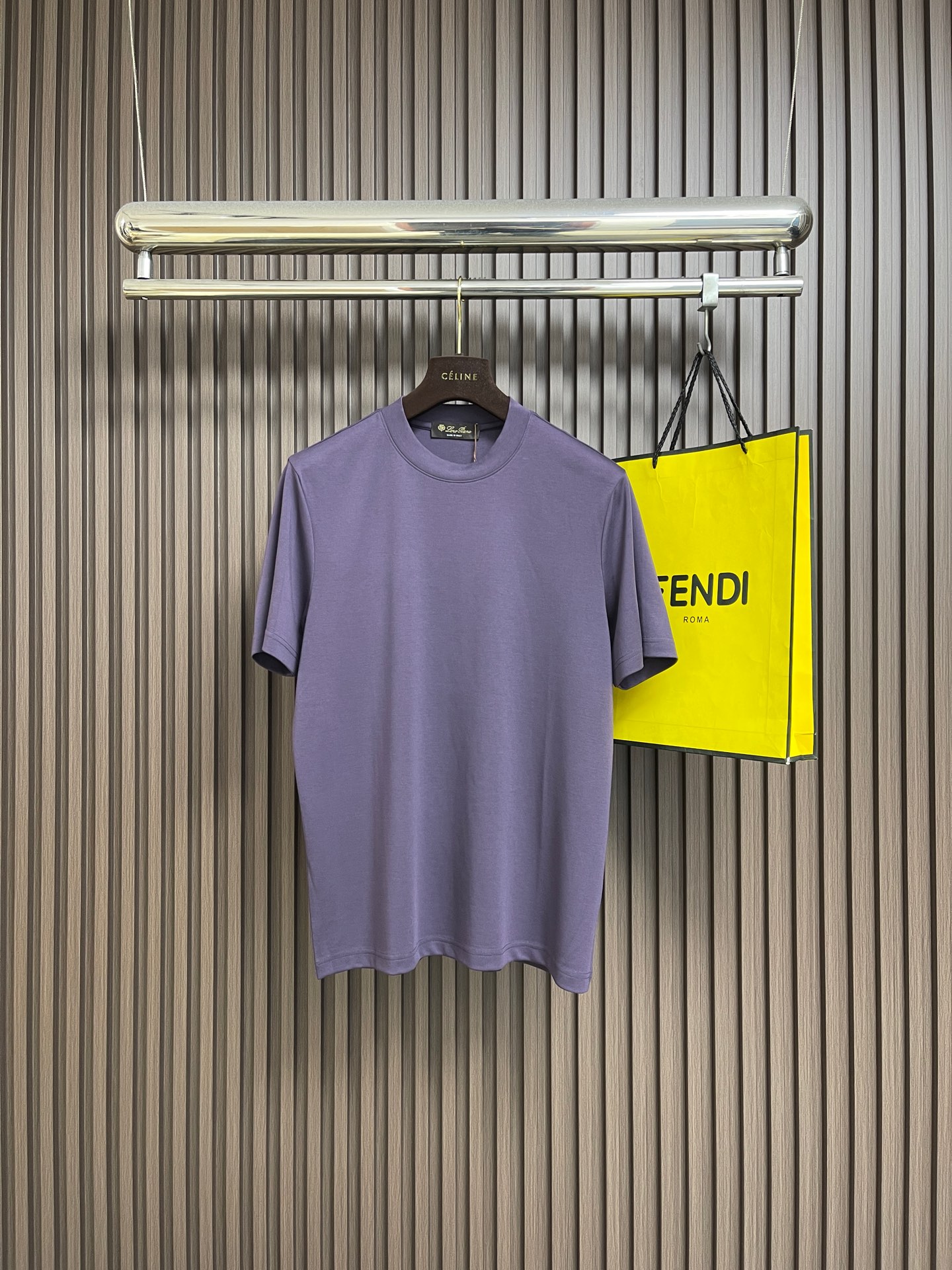 🛒🛒Loro piana Loro Piana 2026ss新款纯色圆领短袖T恤， 百搭款式 任何人都可