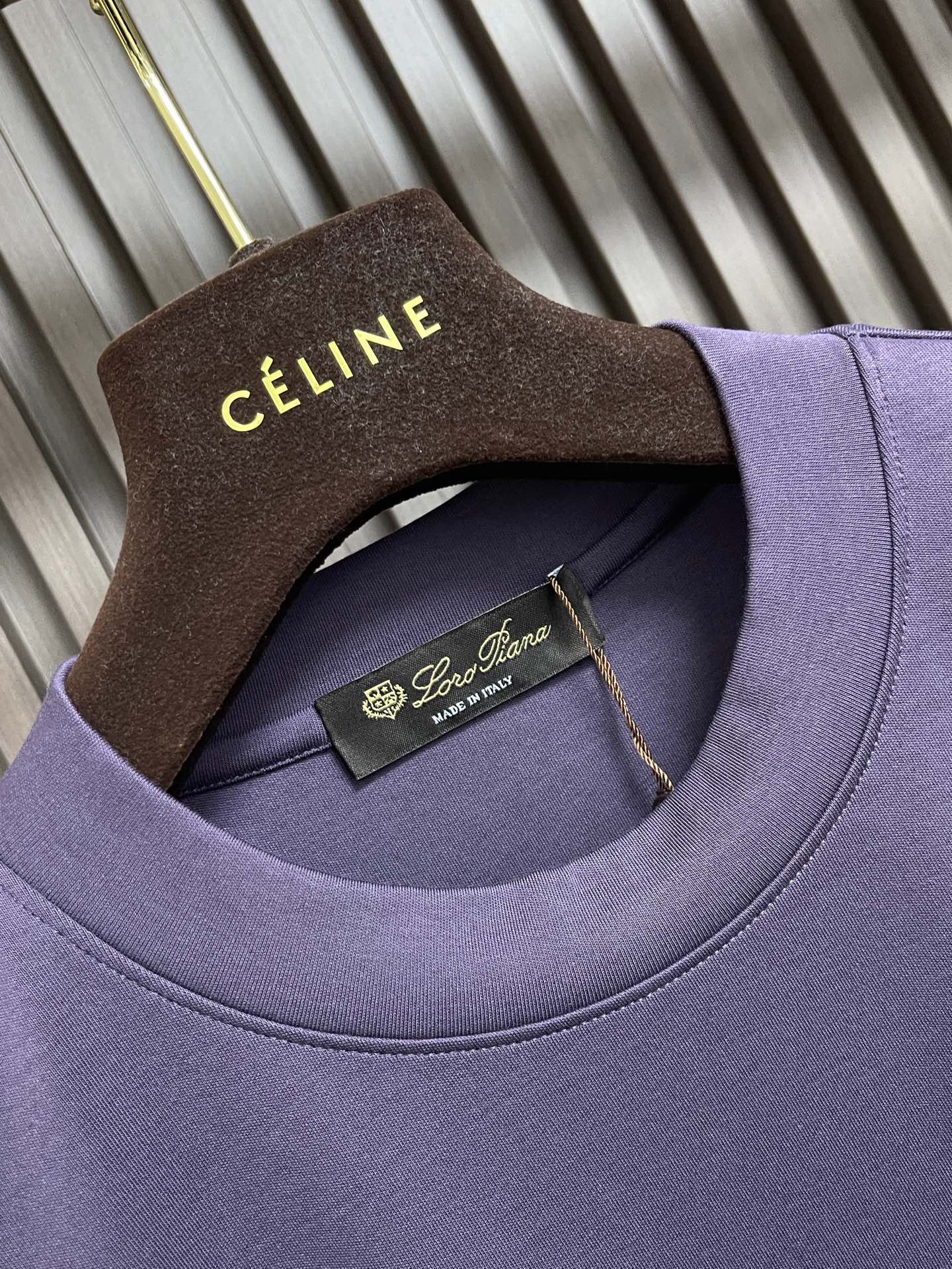 🛒🛒Loro piana Loro Piana 2026ss新款纯色圆领短袖T恤， 百搭款式 任何人都可