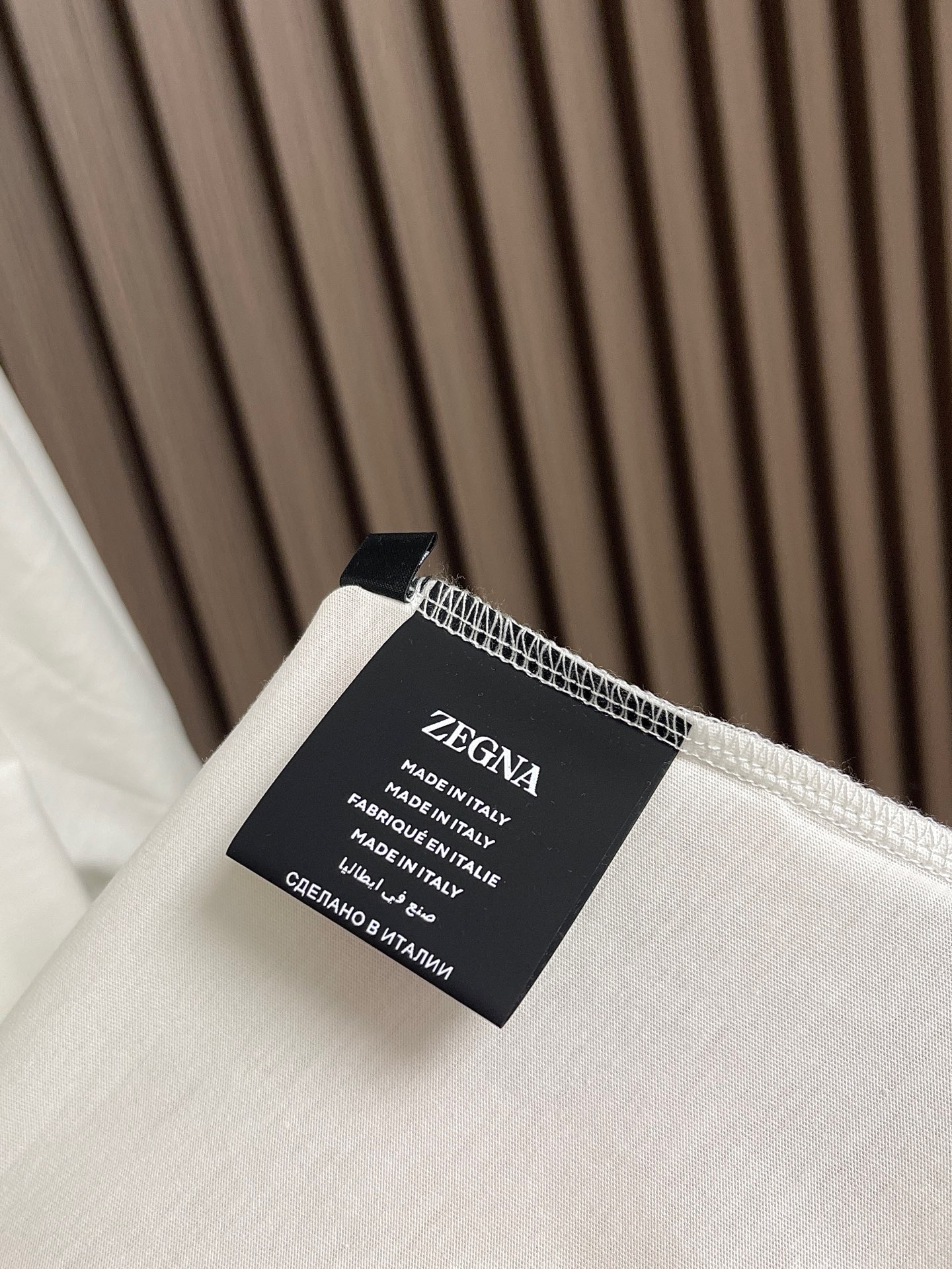🛒🛒Zegna 杰尼亚2026ss新款圆领短袖T恤，定制新疆长绒棉面料，后背logo标识 高弹面料、久穿