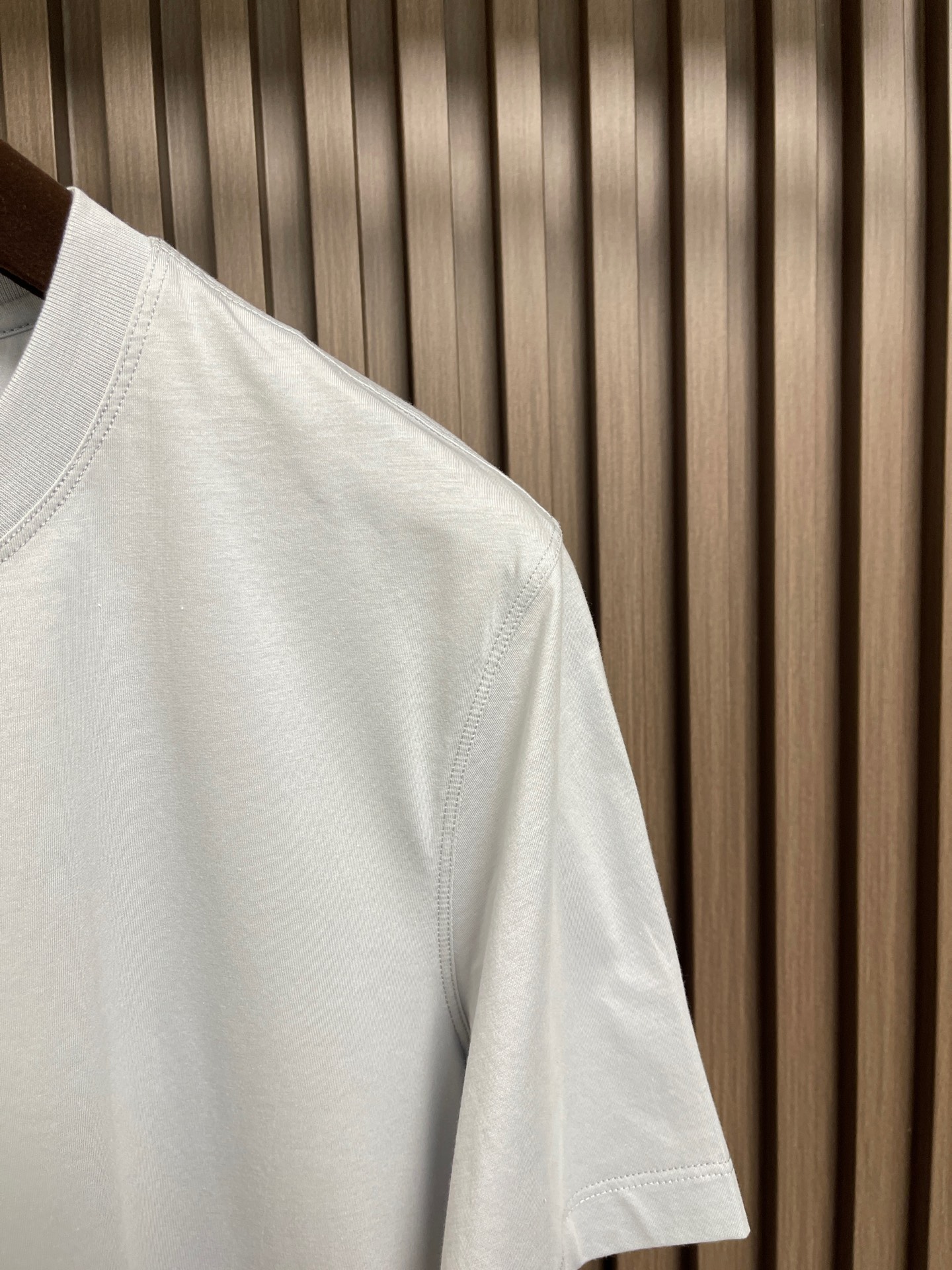 🛒🛒Zegna 杰尼亚2026ss新款圆领短袖T恤，定制新疆长绒棉面料，后背logo标识 高弹面料、久穿