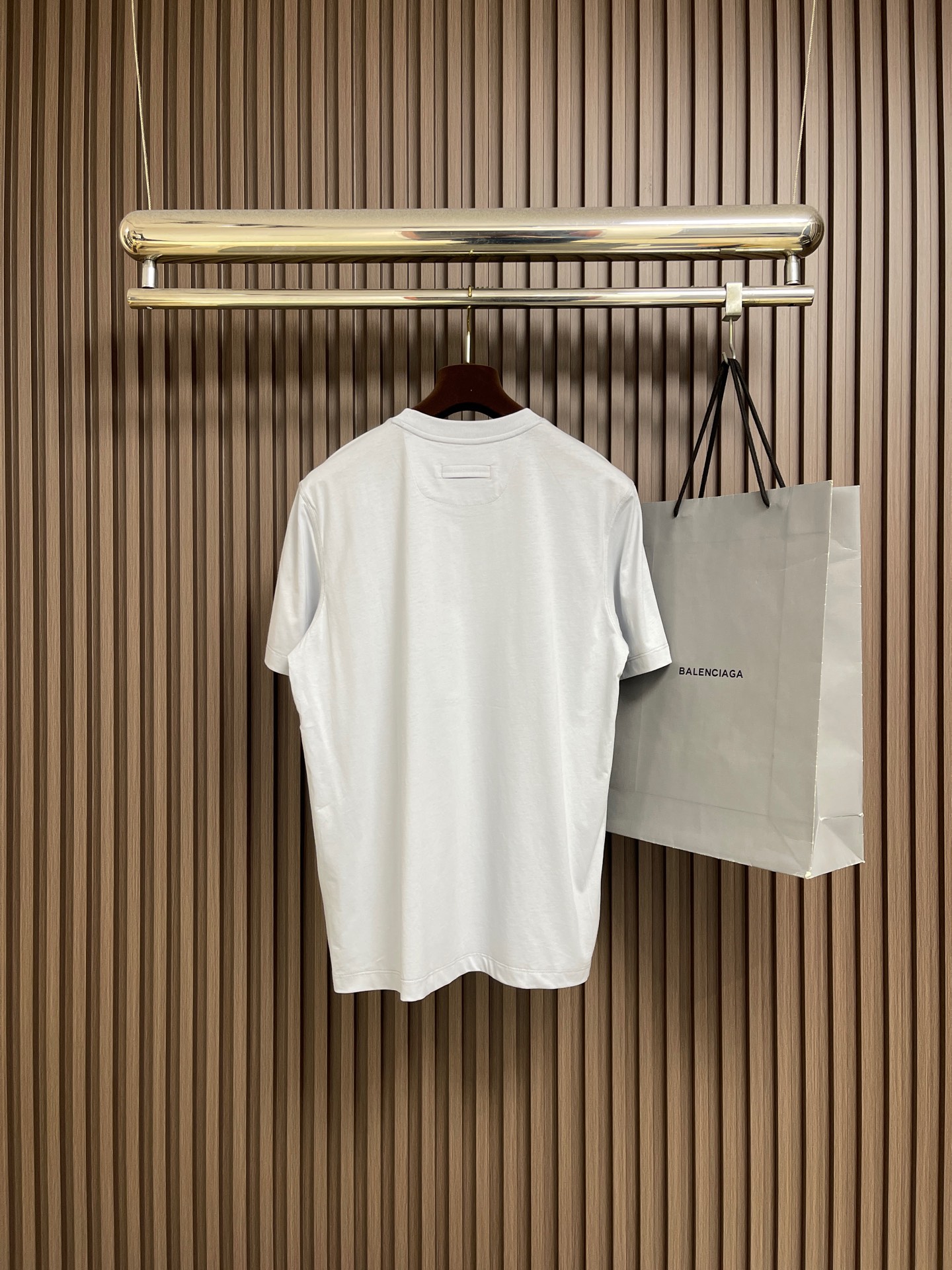 🛒🛒Zegna 杰尼亚2026ss新款圆领短袖T恤，定制新疆长绒棉面料，后背logo标识 高弹面料、久穿