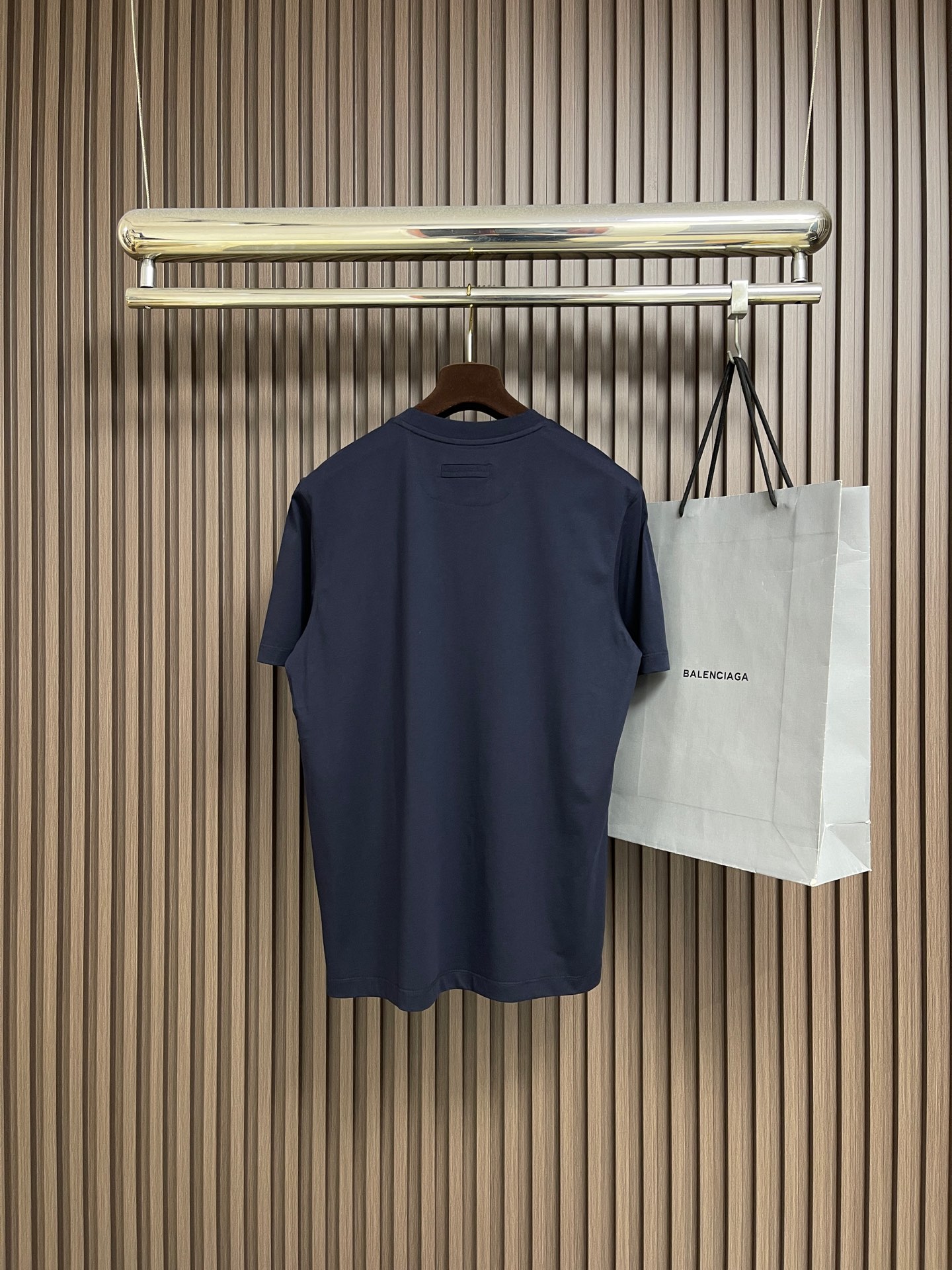 🛒🛒Zegna 杰尼亚2026ss新款圆领短袖T恤，定制新疆长绒棉面料，后背logo标识 高弹面料、久穿