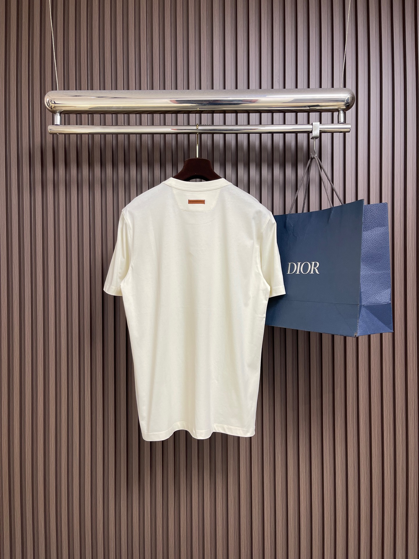 🛒🛒Zegna 2026SS 压印logo标识净色短袖T恤。定制60支三股平纹精棉面料 极致柔软舒适 高