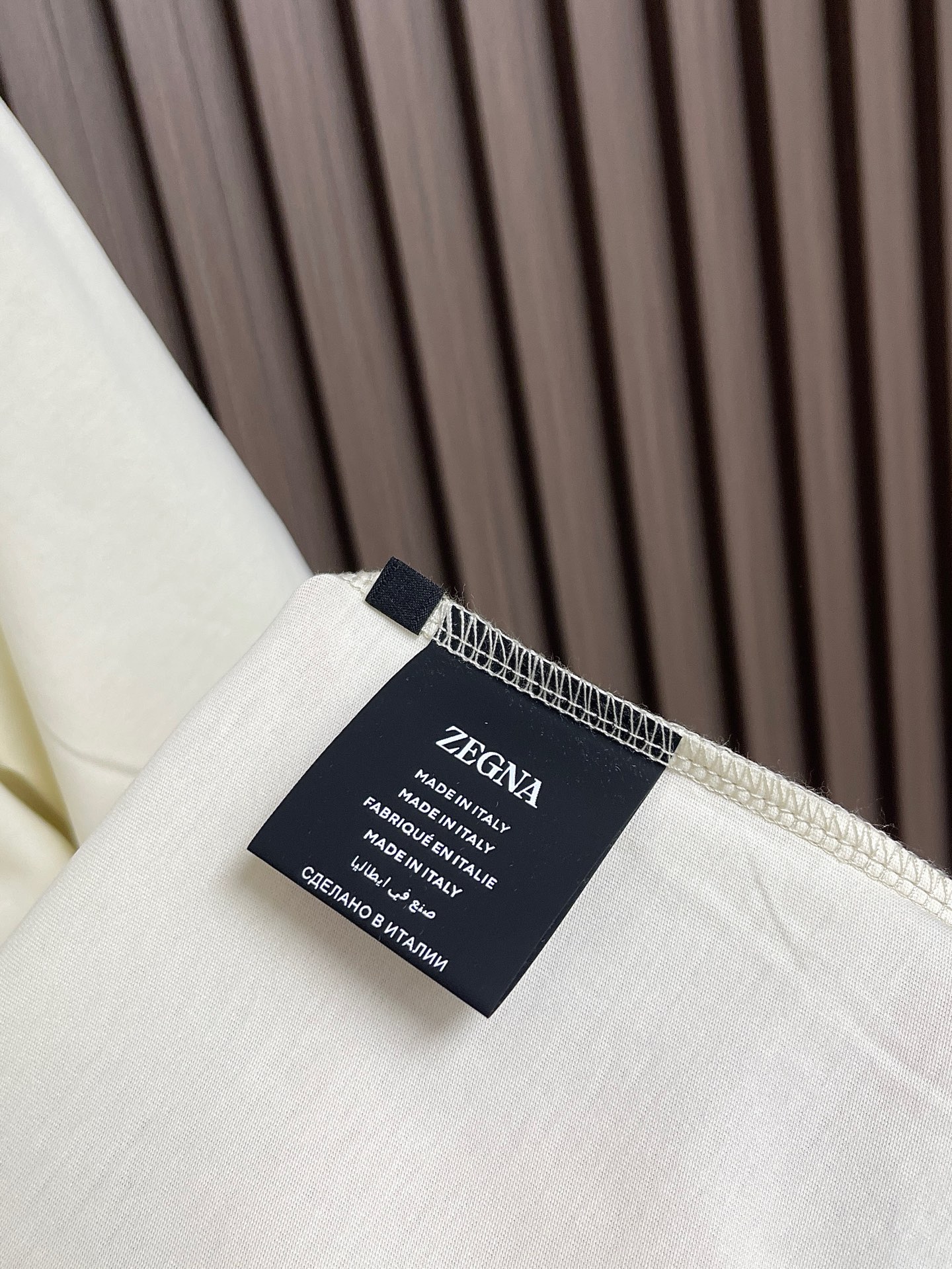 🛒🛒Zegna 2026SS 压印logo标识净色短袖T恤。定制60支三股平纹精棉面料 极致柔软舒适 高