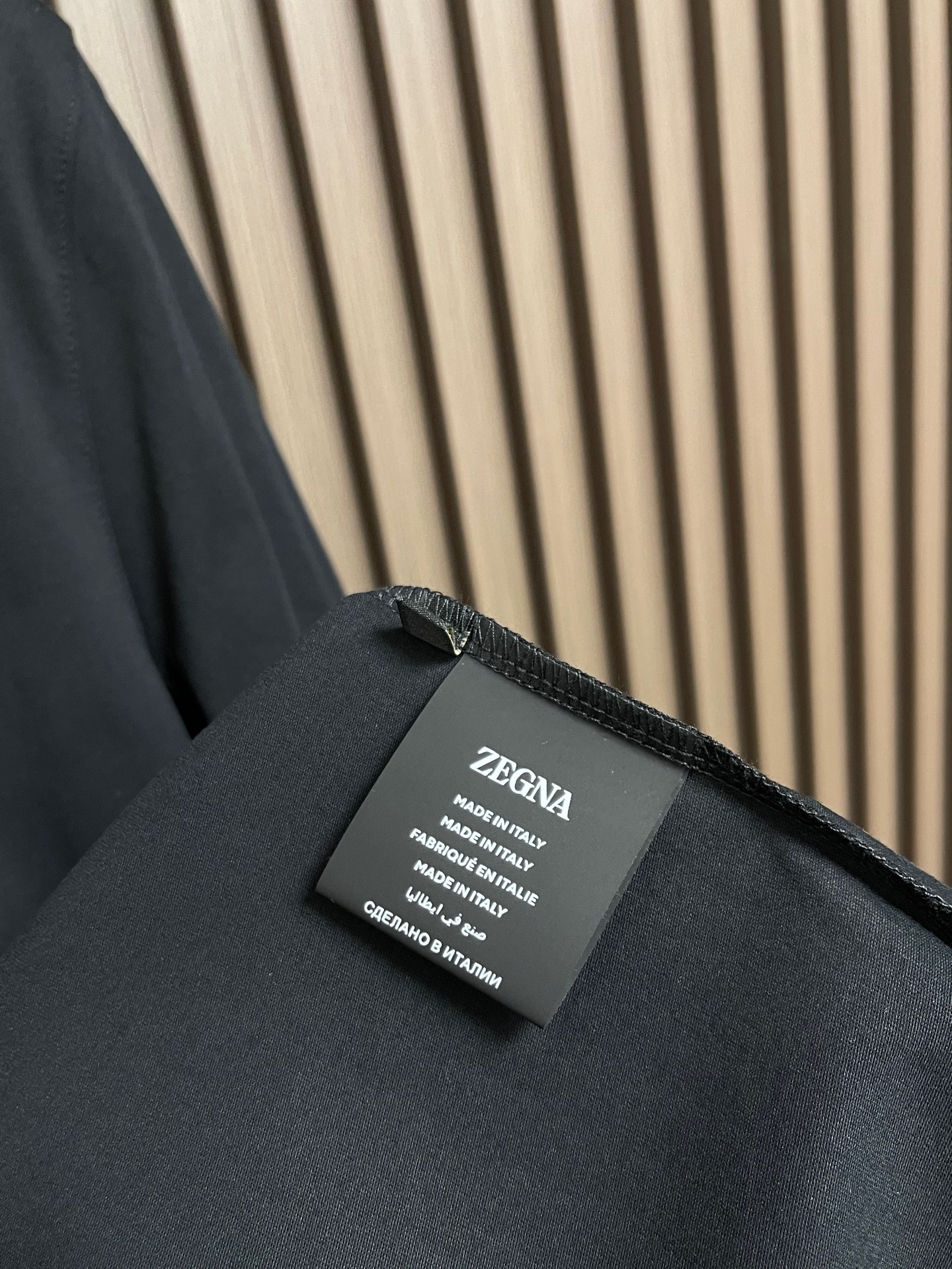 🛒🛒Zegna 2026SS 压印logo标识净色短袖T恤。定制60支三股平纹精棉面料 极致柔软舒适 高
