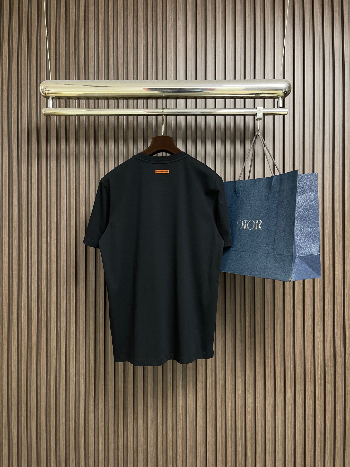 🛒🛒Zegna 2026SS 压印logo标识净色短袖T恤。定制60支三股平纹精棉面料 极致柔软舒适 高