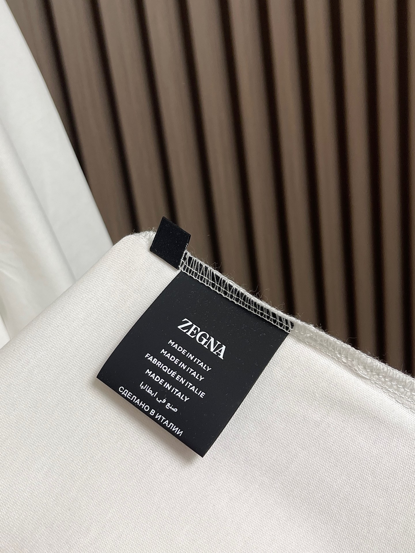🛒🛒Zegna 杰尼亚2026ss新款圆领短袖T恤，定制新疆长绒棉面料，胶印logo标识 高弹面料、久穿