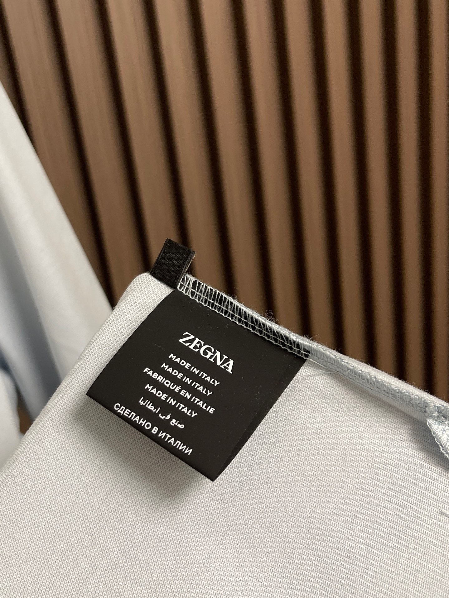 🛒🛒Zegna 杰尼亚2026ss新款圆领短袖T恤，定制新疆长绒棉面料，胶印logo标识 高弹面料、久穿