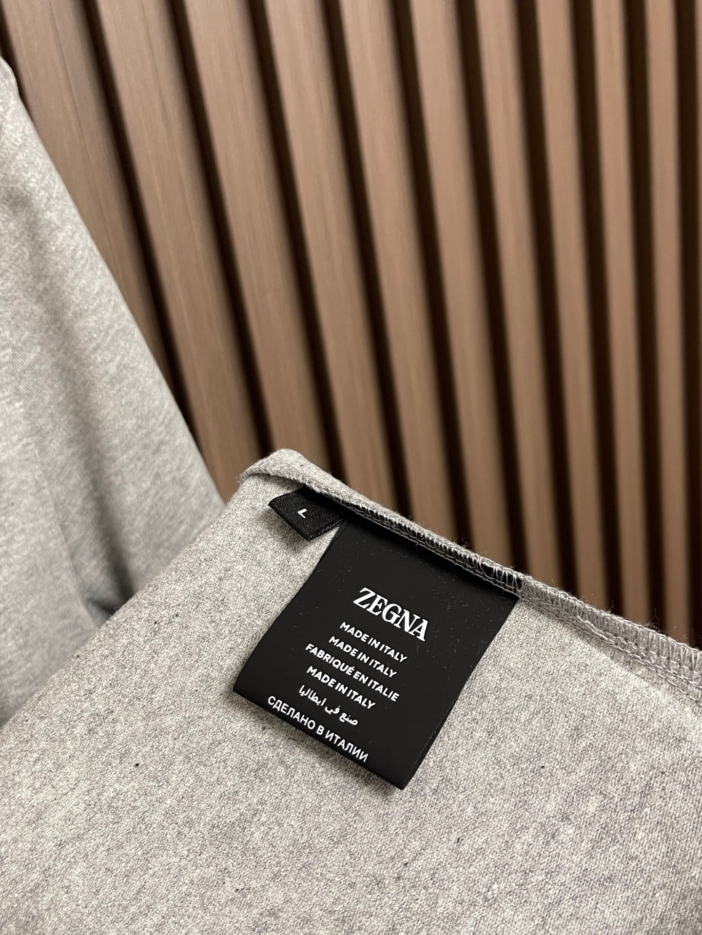 🛒🛒Zegna 杰尼亚2026ss新款圆领短袖T恤，定制新疆长绒棉面料，胶印logo标识 高弹面料、久穿