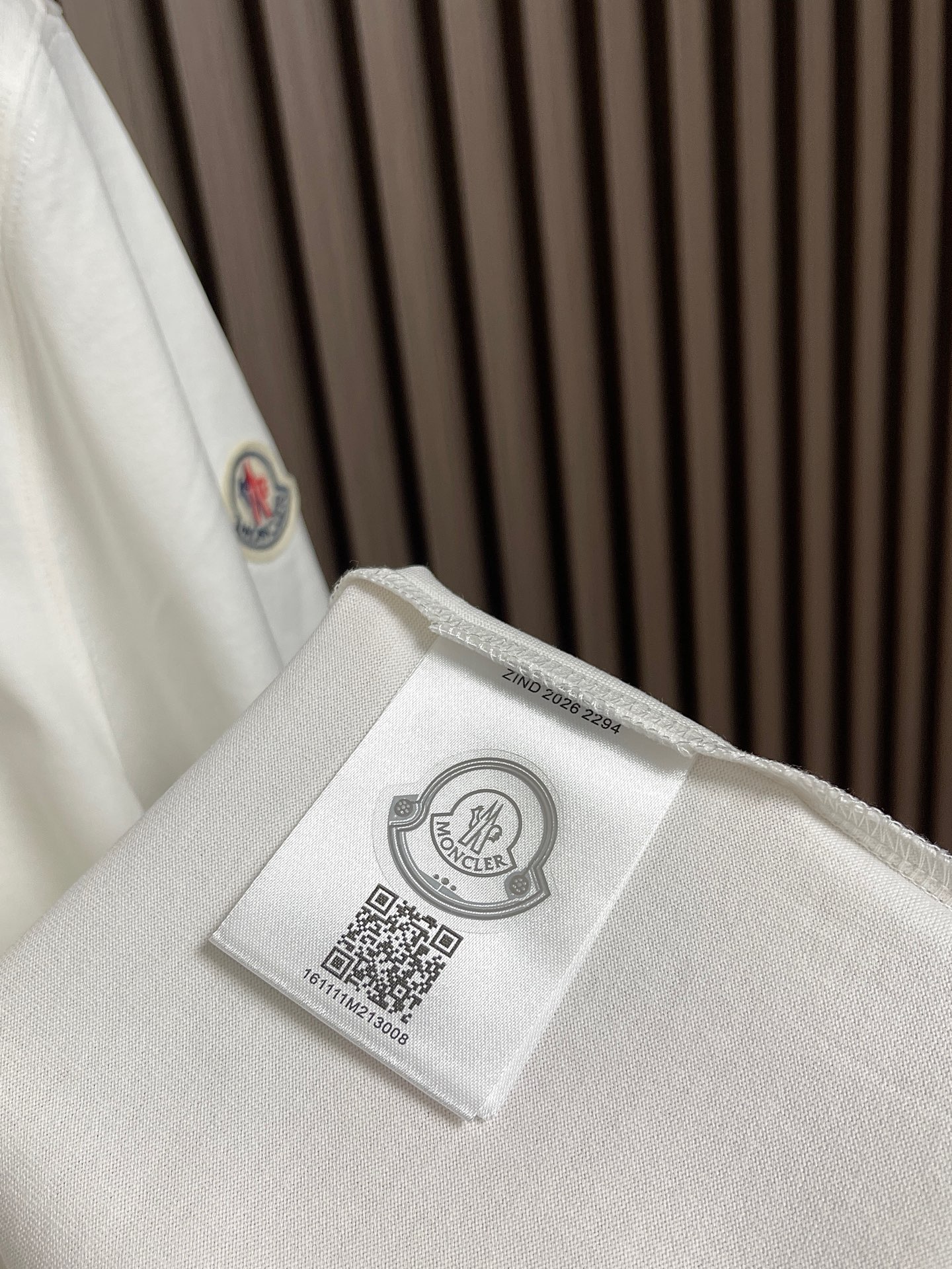 🛒🛒Moncler 2026SS春夏新品字母植绒印花标识短袖T恤，正面