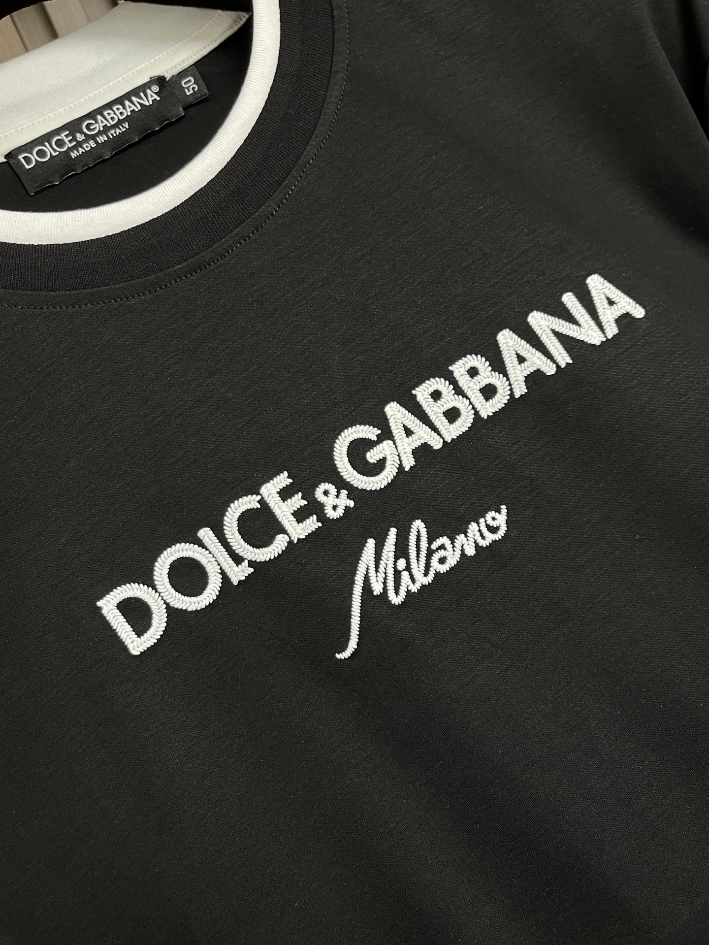 🛒🛒DG DOLCE GABBANA 杜嘉班纳2026SS春夏短袖T恤，定制纯棉面料，胸前品牌字母log