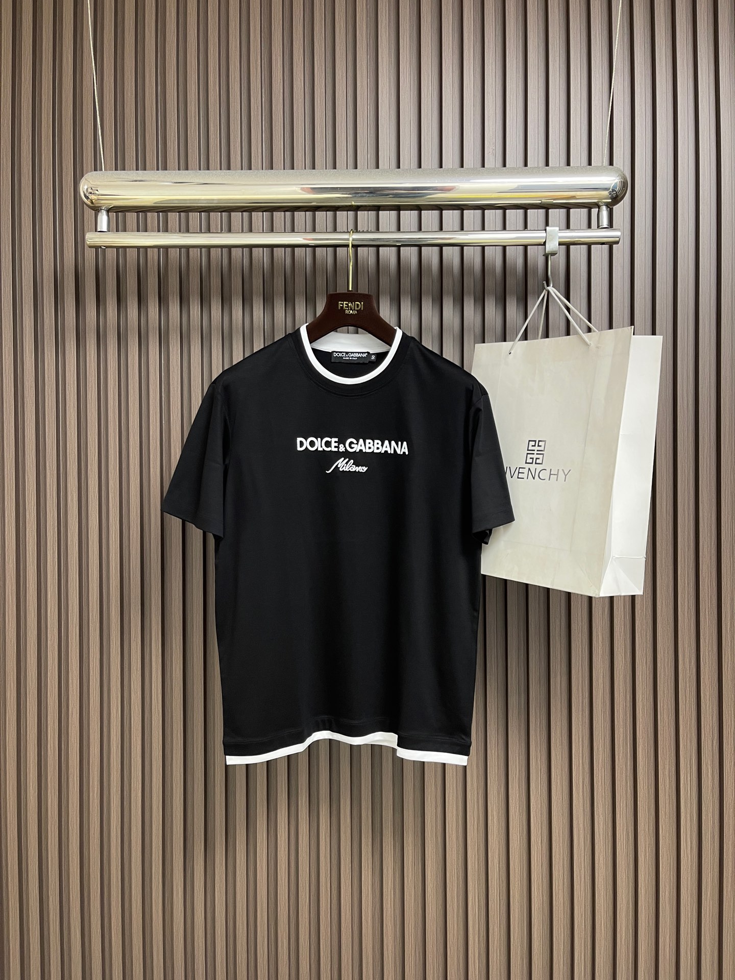 🛒🛒DG DOLCE GABBANA 杜嘉班纳2026SS春夏短袖T恤，定制纯棉面料，胸前品牌字母log