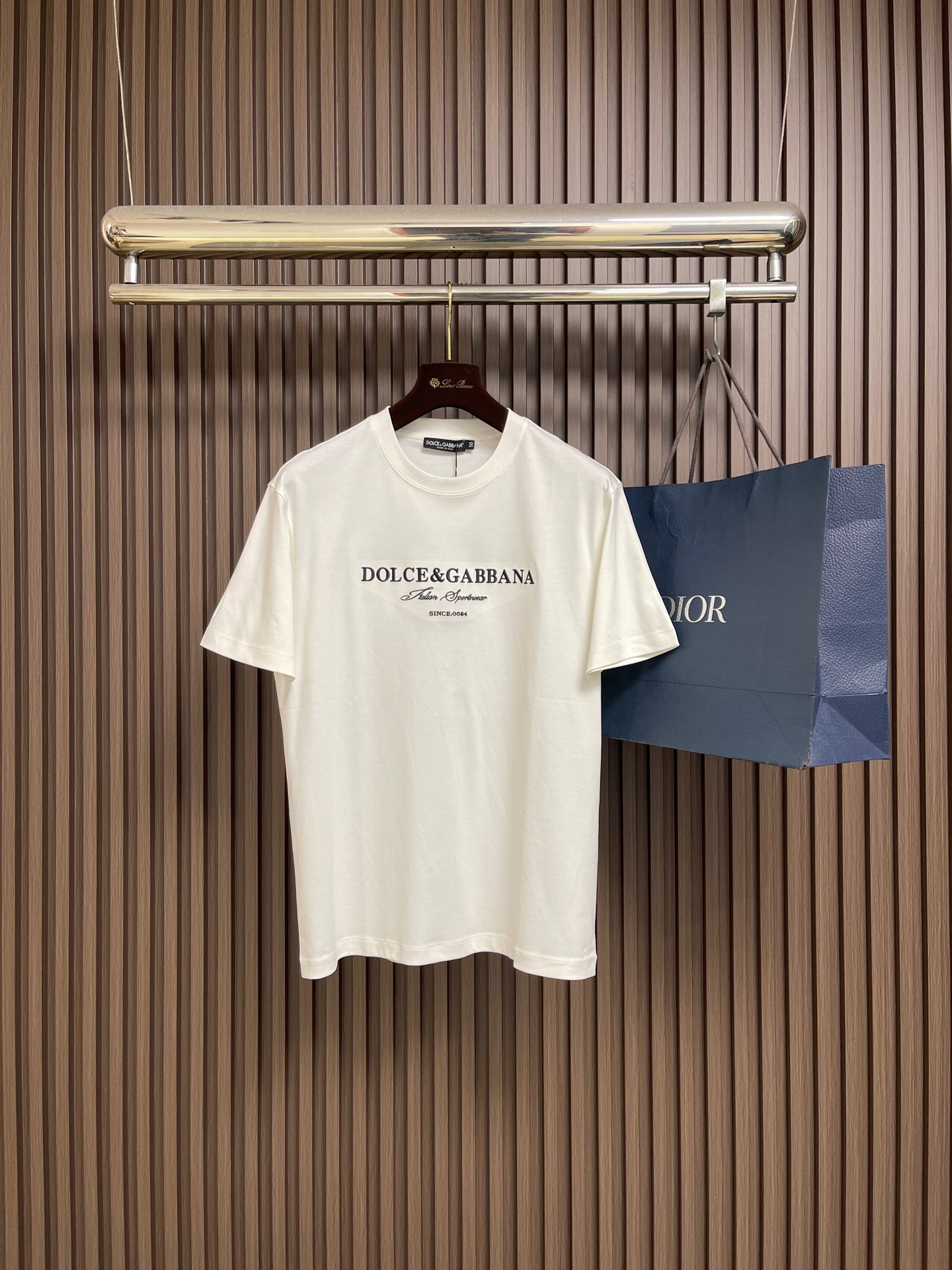 🛒🛒Dolce Gabbana DG 2026ss夏季新款基础丝光棉圆领短袖T恤，字母仔章休闲圆领短袖t