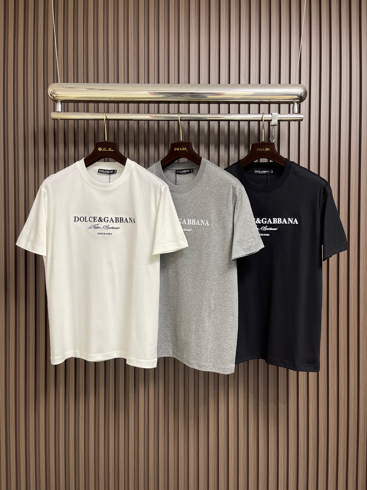 🛒🛒Dolce Gabbana DG 2026ss夏季新款基础丝光棉圆领短袖T恤，字母仔章休闲圆领短袖t