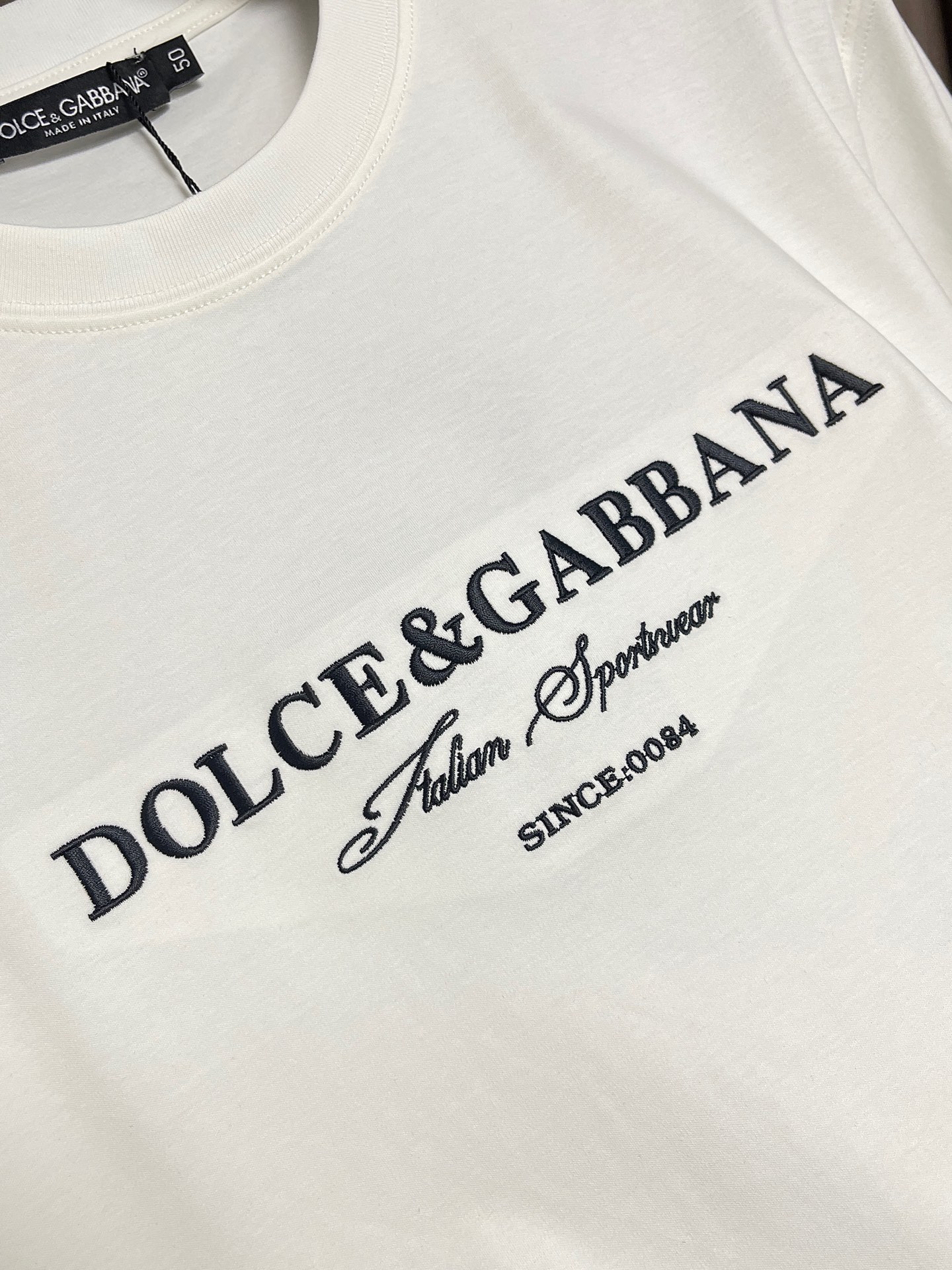 🛒🛒Dolce Gabbana DG 2026ss夏季新款基础丝光棉圆领短袖T恤，字母仔章休闲圆领短袖t