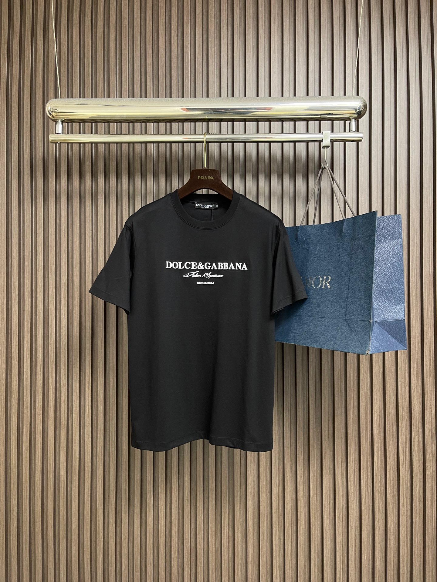 🛒🛒Dolce Gabbana DG 2026ss夏季新款基础丝光棉圆领短袖T恤，字母仔章休闲圆领短袖t