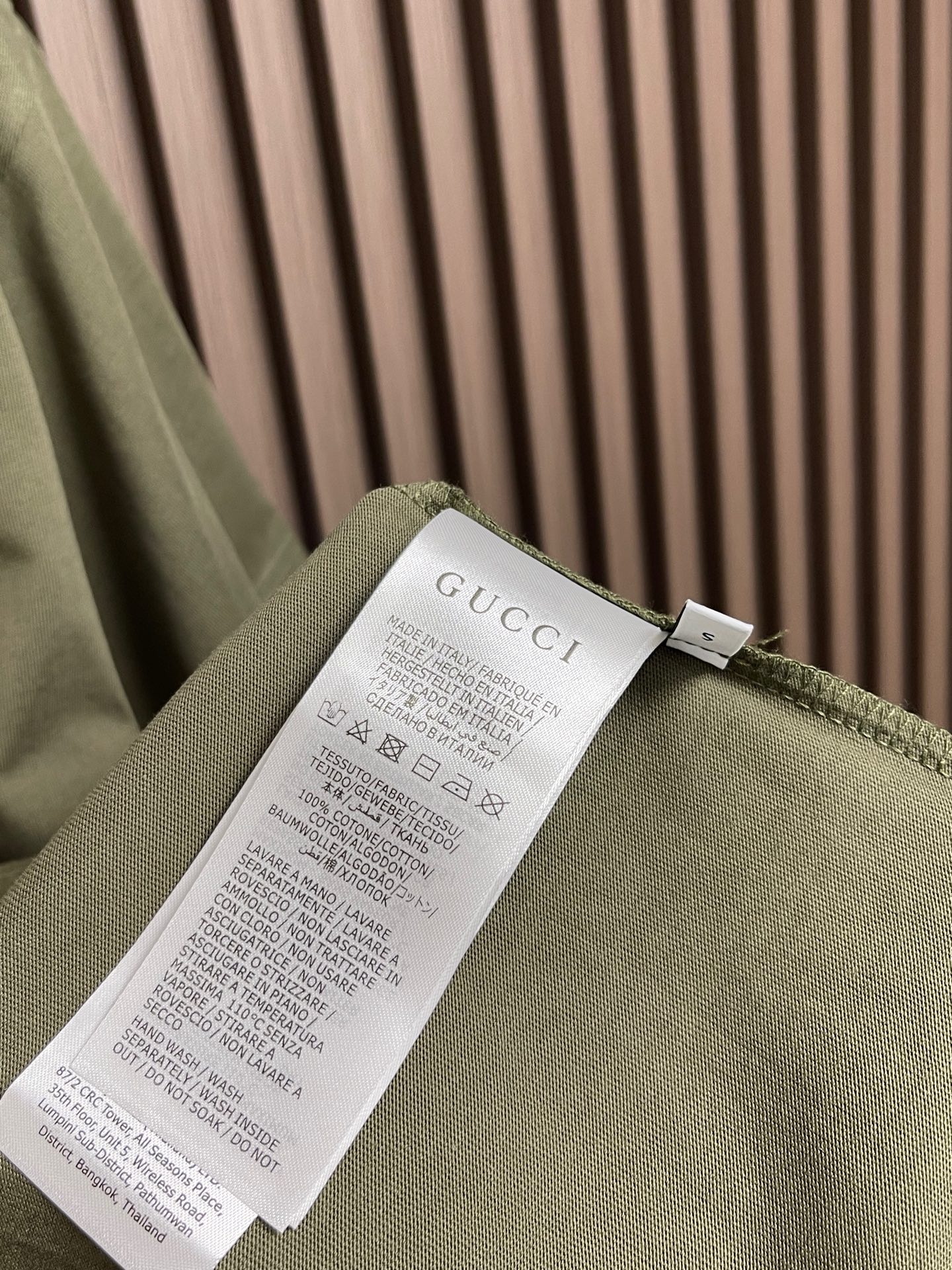 🛒🛒Gucci 森林绿刺绣圆领短袖T恤，采用15支特纺紧密棉，克重为230gm2;32支高克重1x1罗纹