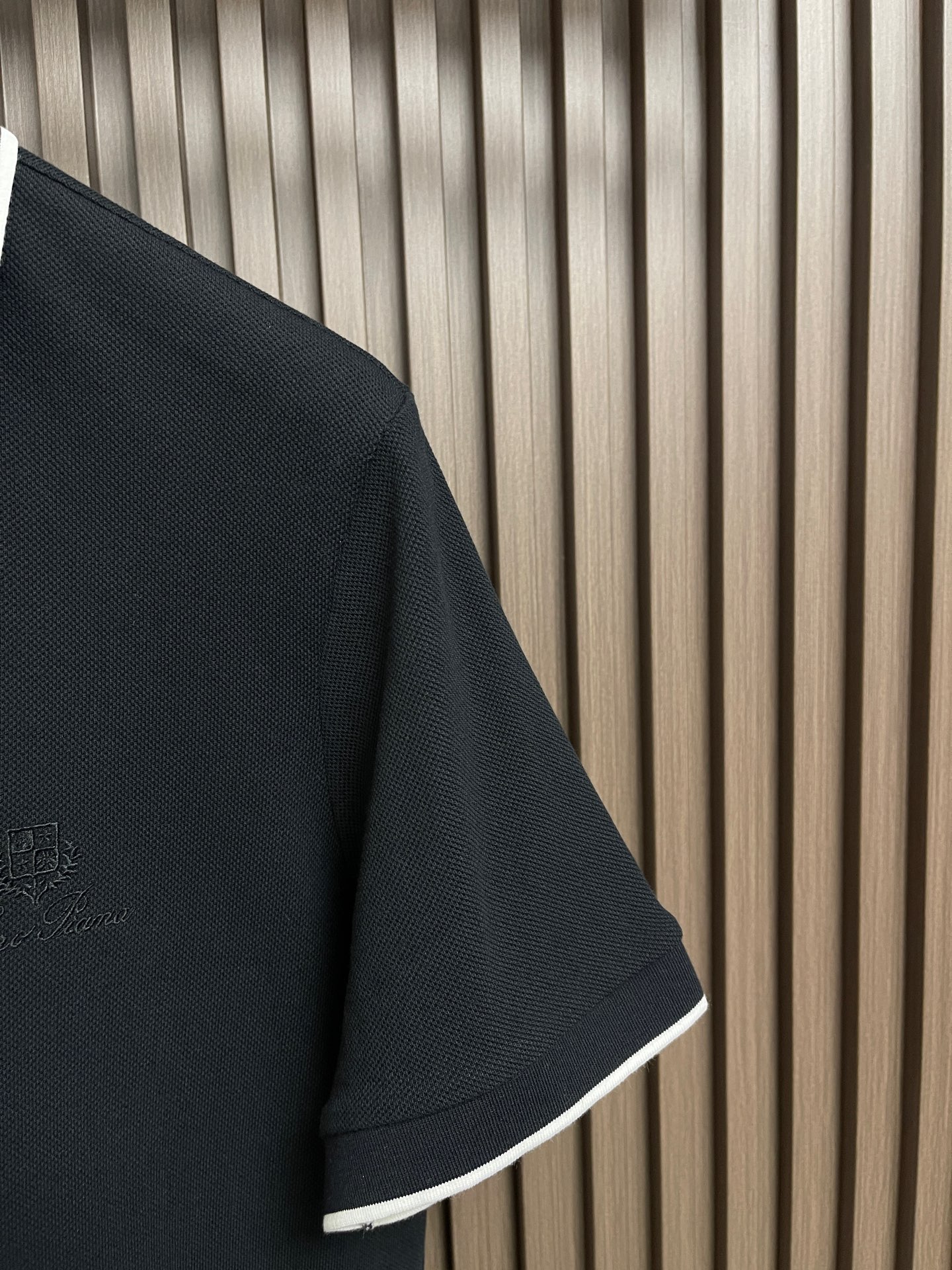 🛒🛒Loro piana LoroPiana 2026ss春夏老钱新贵推荐！商务通勤翻领半拉链短袖POL