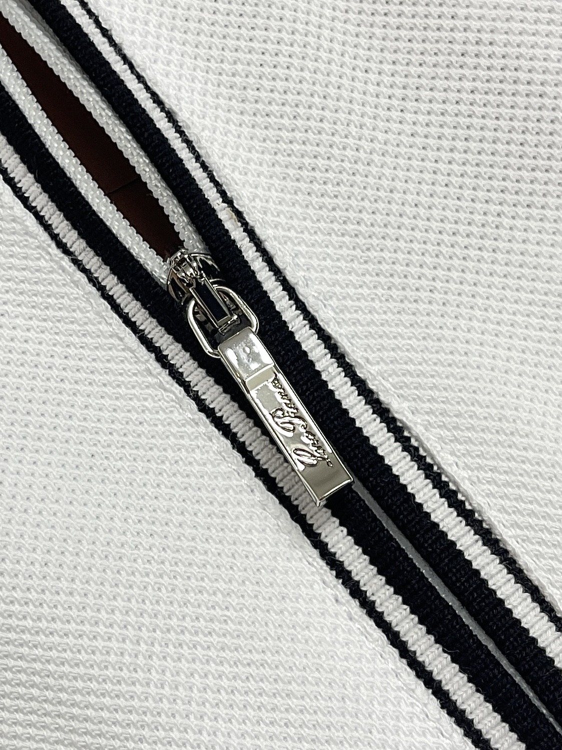 🛒🛒Loro piana LoroPiana 2026ss春夏老钱新贵推荐！商务通勤翻领半拉链短袖POL