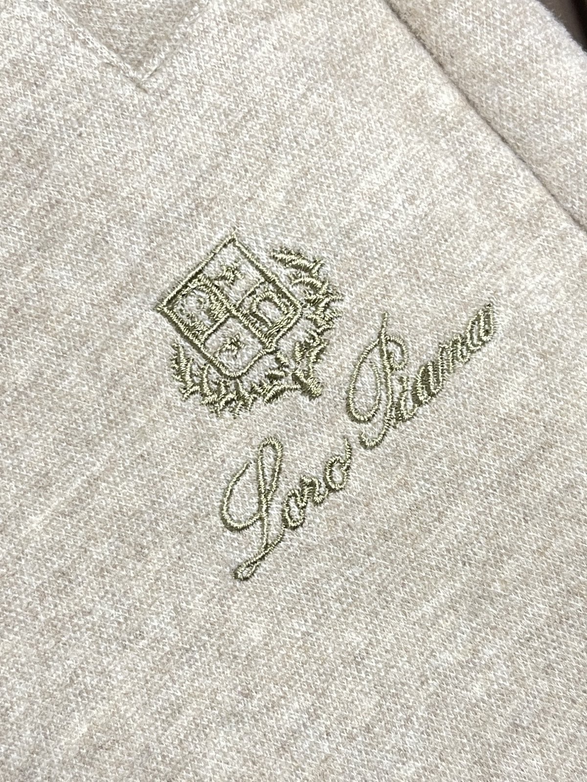 🛒🛒Loro piana LoroPiana 2026SS夏季新款水洗休闲裤 肉眼可见的利落裁剪，直筒修身款裤型！密实齐