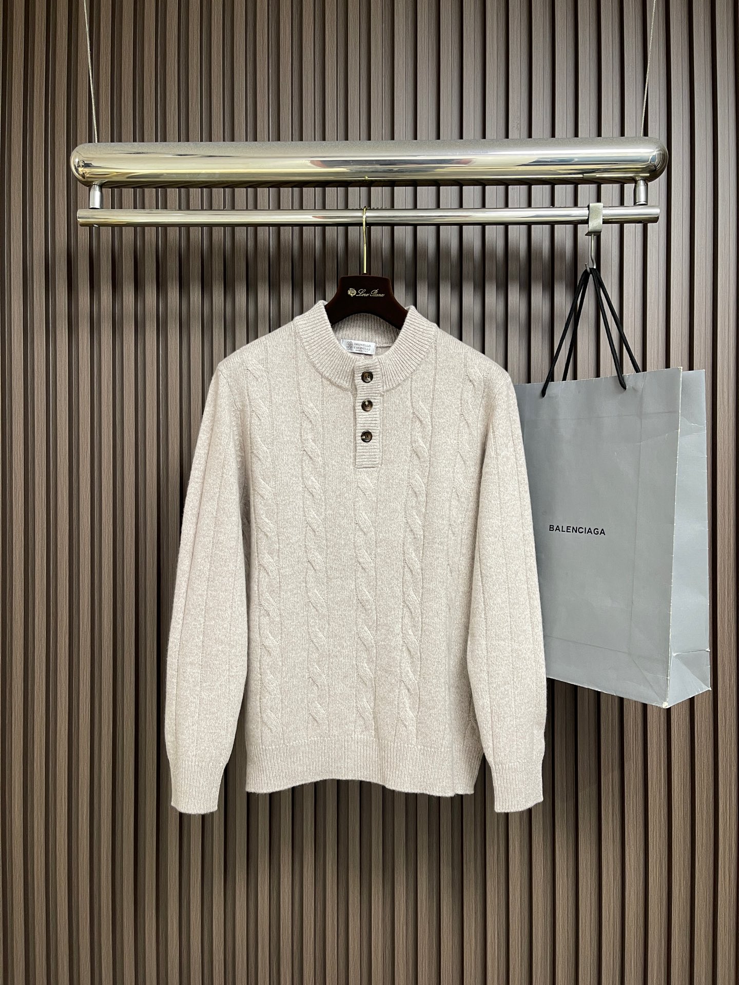 🛒🛒Loro piana LoroPiana  2026ss秋冬新品针织毛衣外套，100%羊毛，美式穿搭经典设计 基础色