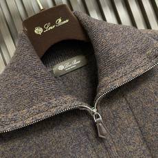 🛒🛒Loro piana 半拉链毛衣Polo针织衫,混纺针织面料,羊毛 山羊绒、面料厚实软糯,哑光高级质感,抗起球不易松 🛒🛒Loro piana 半拉链毛衣Polo针织衫,混纺针织面料,羊毛 山羊绒、面料厚实软糯,哑光高级质感,抗起球不易松