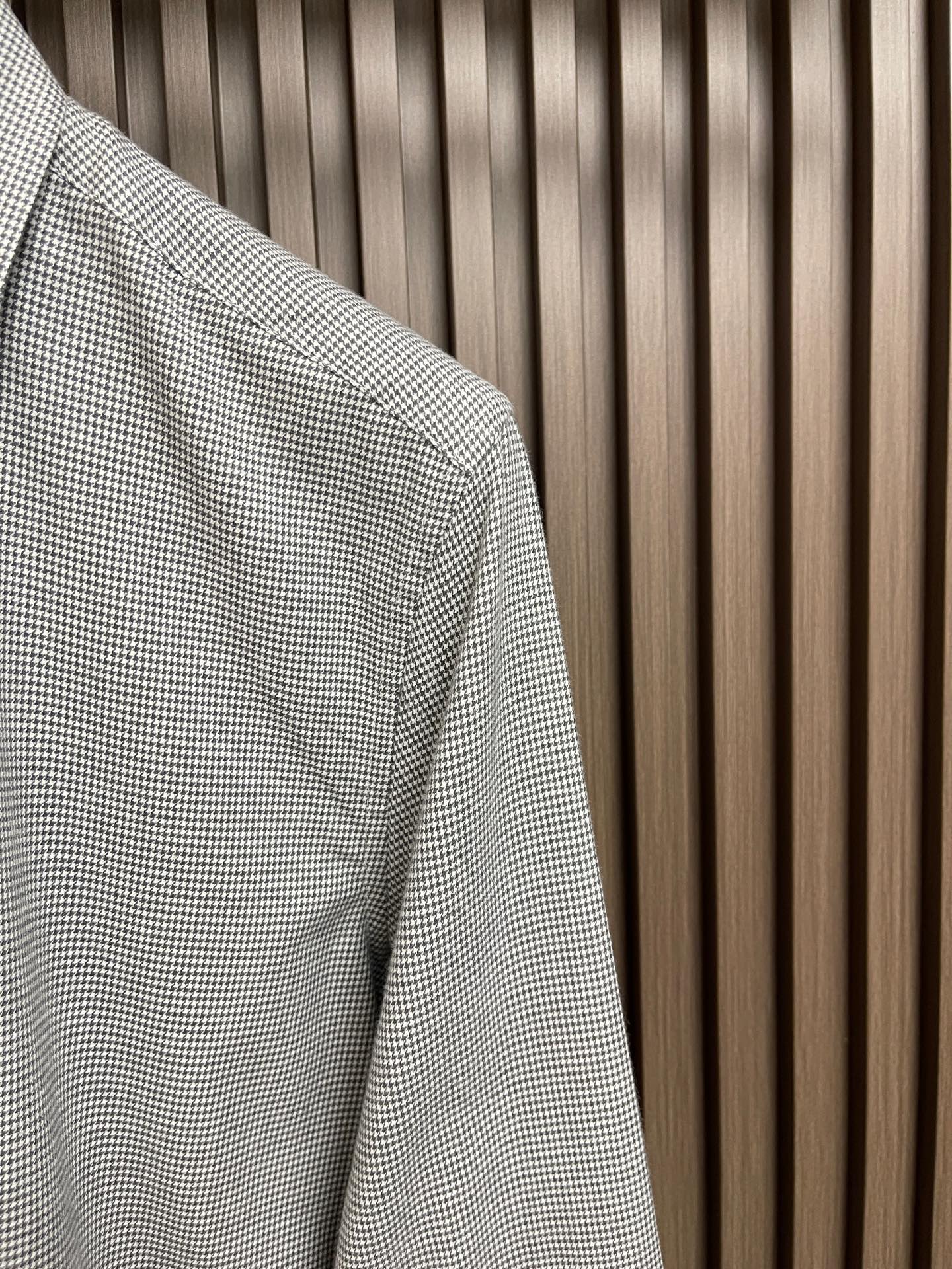 🛒🛒Zegna  2026ss男士长袖衬衫，商务休闲修身款长袖衬衣！宜商务 宜休闲！都市商务气质款！衬衫的版型剪裁更是精