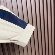 🛒🛒SaintLaurent YSL 圣罗兰 标识刺绣拼色立领拉链夹克外套 定制定染砂洗精梳府绸棉 挺括有型 顺滑温润 🛒🛒SaintLaurent YSL 圣罗兰 标识刺绣拼色立领拉链夹克外套 定制定染砂洗精梳府绸棉 挺括有型 顺滑温润