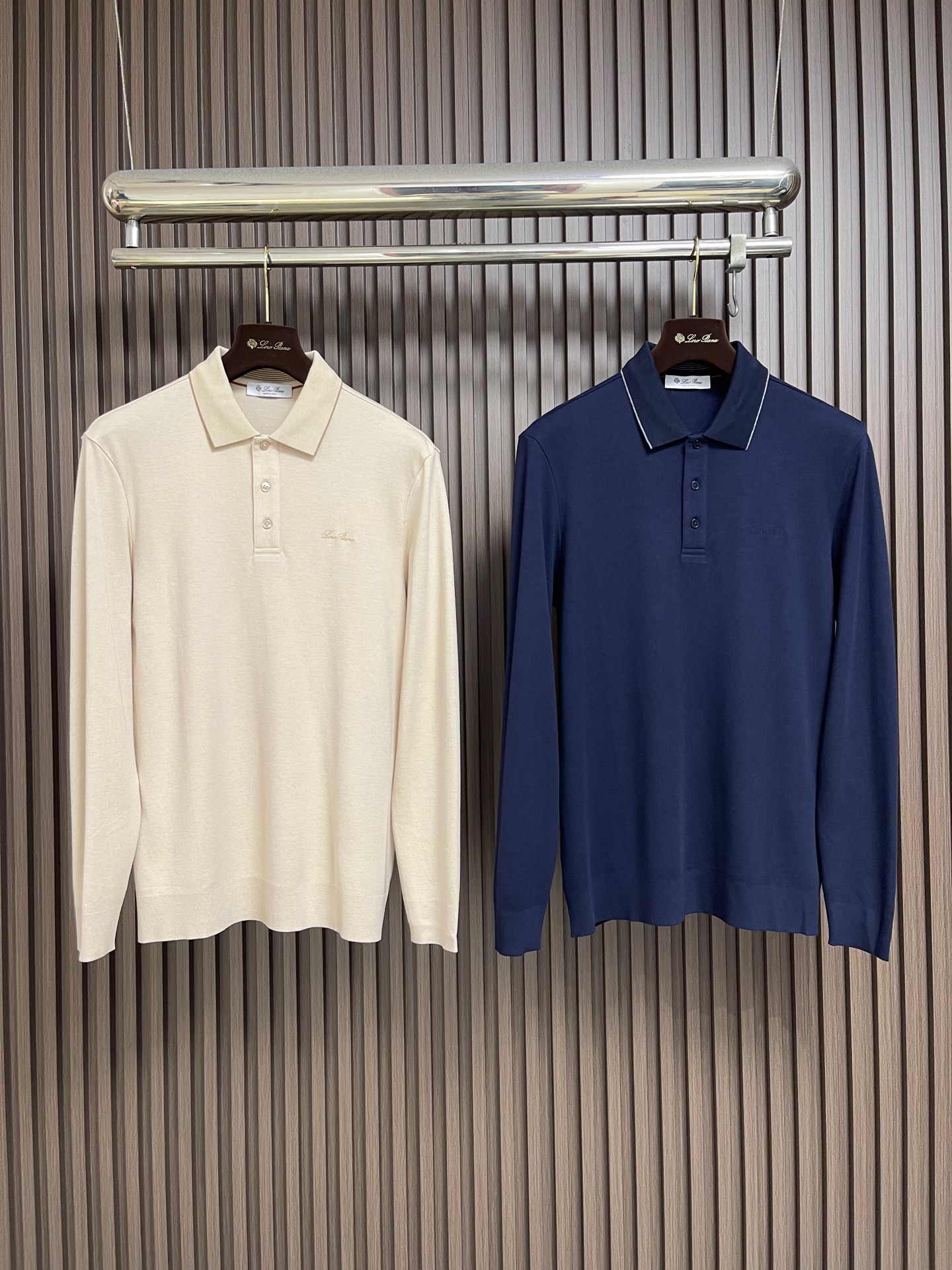 🛒🛒Loro Piana LoroPiana  2026SS早秋新款Polo领长袖T恤，顶级原版面料，质感细腻 超柔软亲