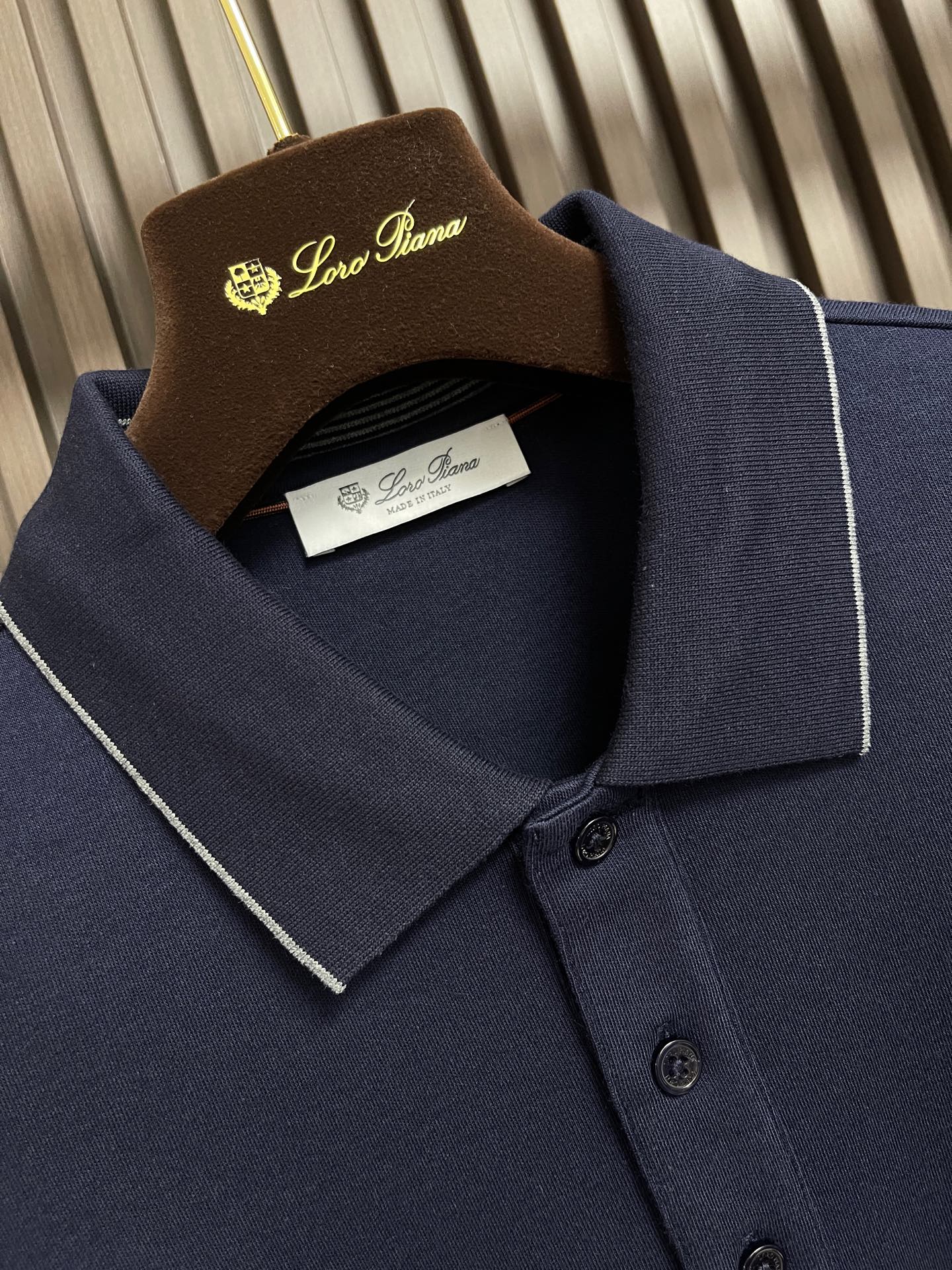 🛒🛒Loro Piana LoroPiana  2026SS早秋新款Polo领长袖T恤，顶级原版面料，质感细腻 超柔软亲