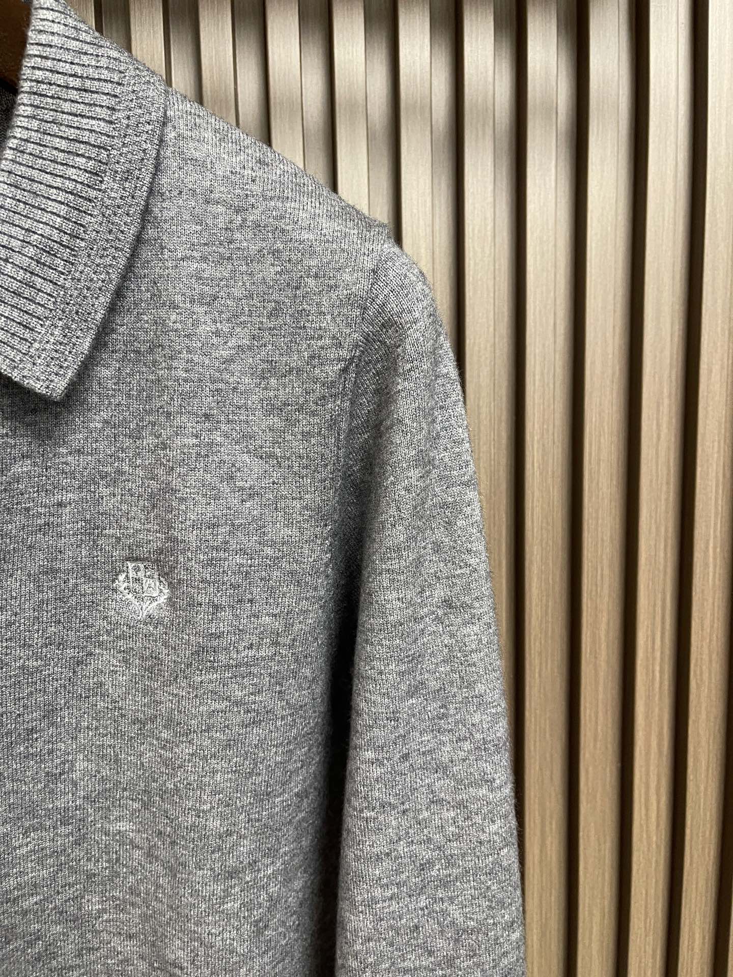 🛒🛒Loro Piano Loro Piana 秋冬新款针织长袖Polo 经典设计感与颜值爆棚，品质更是无法挑剔品控可以