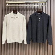 🛒🛒Loro Piana 长袖针织衫Polo,袖口、下摆与衣身采用一体织成工艺,无需拼接缝份,整体线条连贯流畅;减少多余 🛒🛒Loro Piana 长袖针织衫Polo,袖口、下摆与衣身采用一体织成工艺,无需拼接缝份,整体线条连贯流畅;减少多余