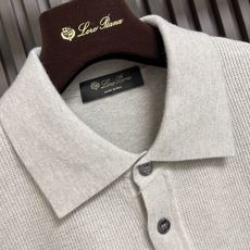 🛒🛒Loro Piana 长袖针织衫Polo,袖口、下摆与衣身采用一体织成工艺,无需拼接缝份,整体线条连贯流畅;减少多余 🛒🛒Loro Piana 长袖针织衫Polo,袖口、下摆与衣身采用一体织成工艺,无需拼接缝份,整体线条连贯流畅;减少多余