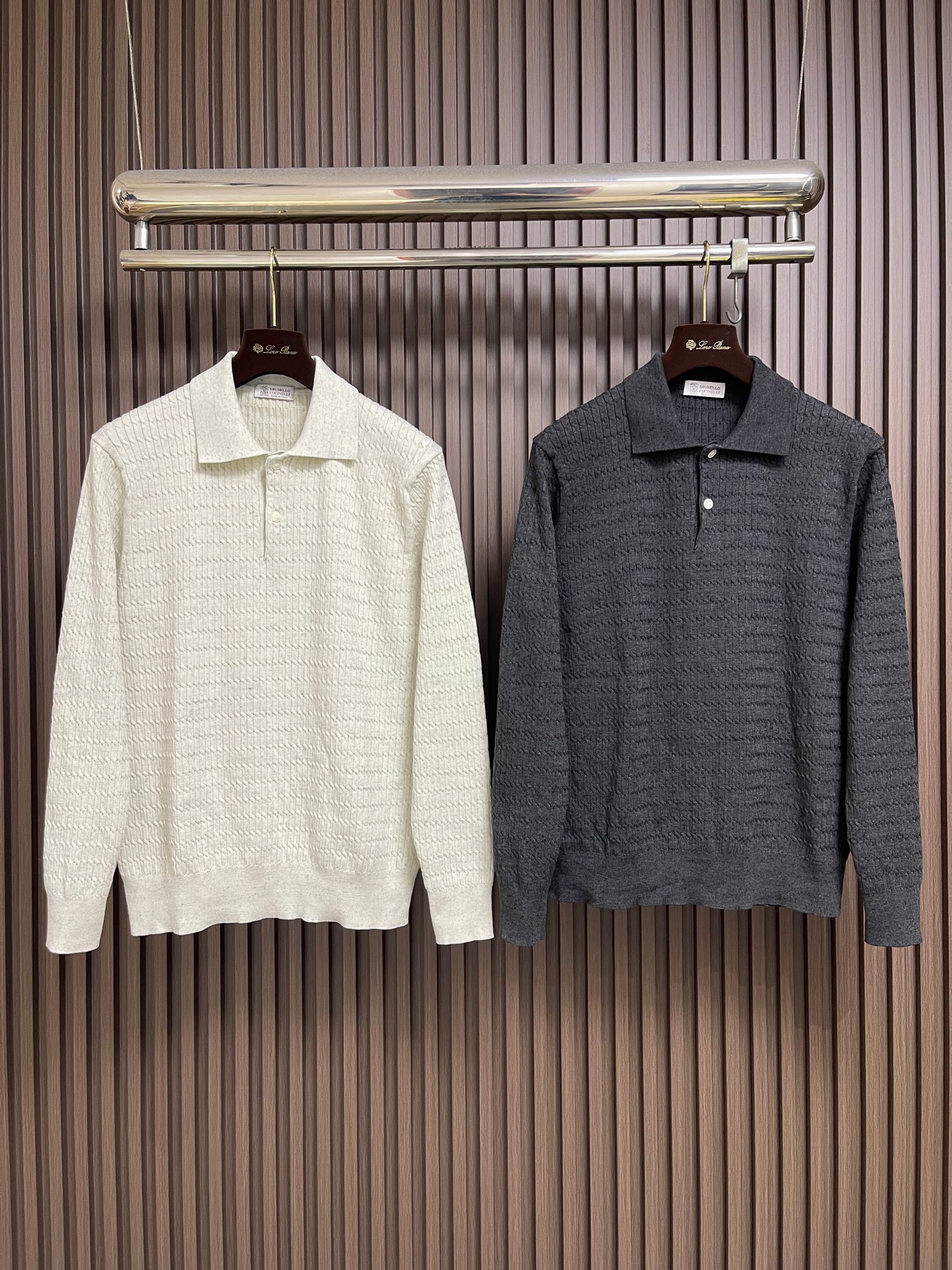 🛒🛒BC 经典老钱绅士雅韵，线条勾勒的经典Polo羊毛衫，总有一些单品能够跨越季节与潮流，成为永恒的经典。精选顶级 羊毛