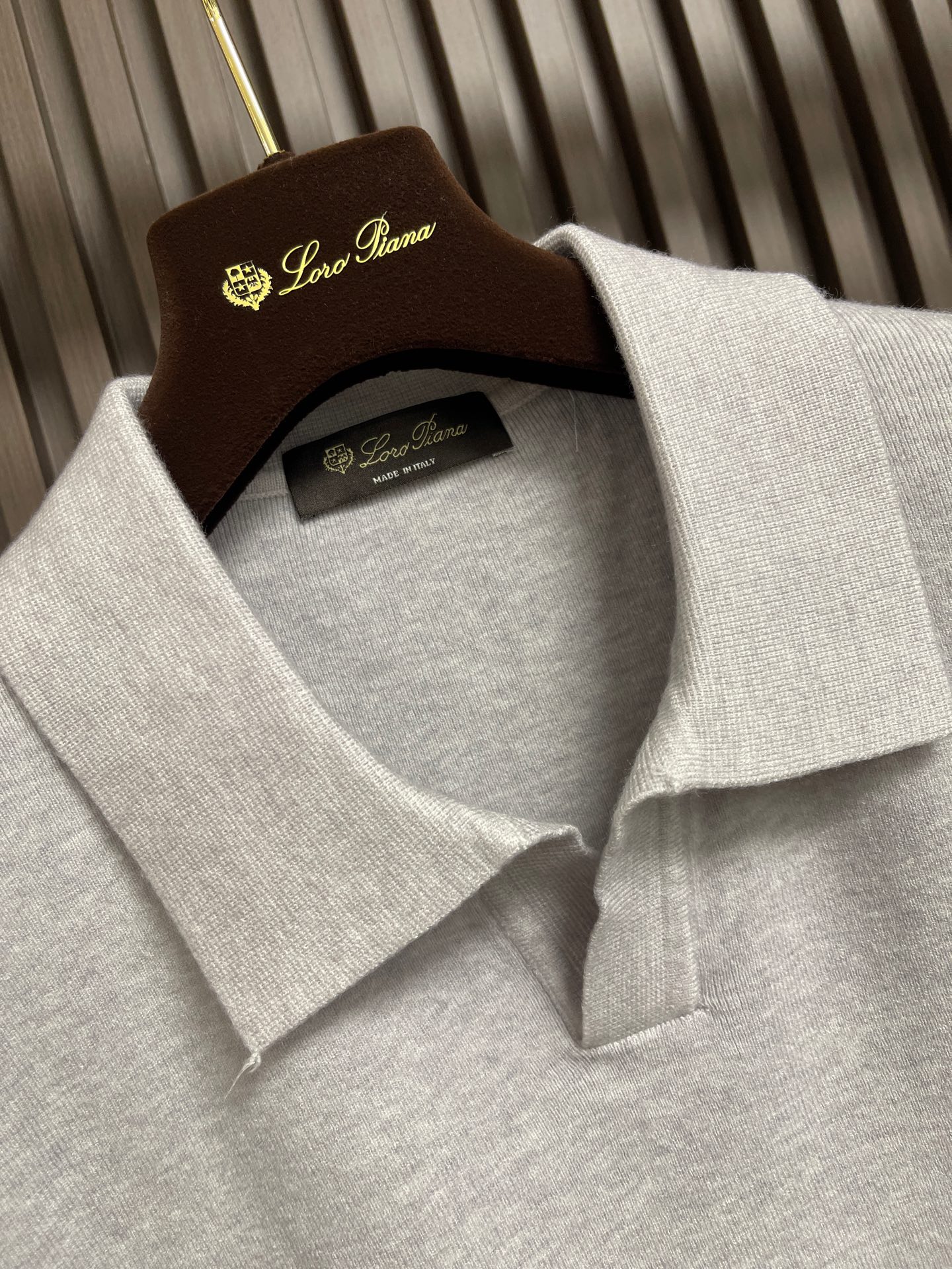 🛒🛒Loro Piana loro Piana 海鸥领针织Polo，意式老钱灵魂单品，海鸥领针织Polo，甄选细腻精纺针