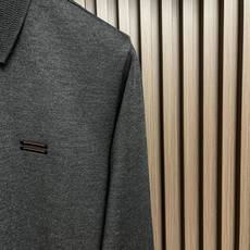 🛒🛒Zegna 提花针织长袖Polo衫,选用杰尼亚柔软的PremiumCotton棉质纱线制成,为休闲经典服饰注入考究气 🛒🛒Zegna 提花针织长袖Polo衫,选用杰尼亚柔软的PremiumCotton棉质纱线制成,为休闲经典服饰注入考究气