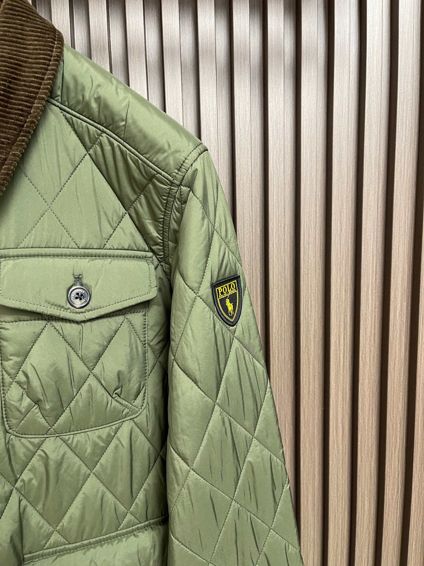 🛒🛒Ralph Lauren 拉夫劳伦菱格绗缝灯芯绒翻领猎装夹克外套，拉夫菱形春秋装冬装经典美式猎装版型，菱形格锁棉工艺