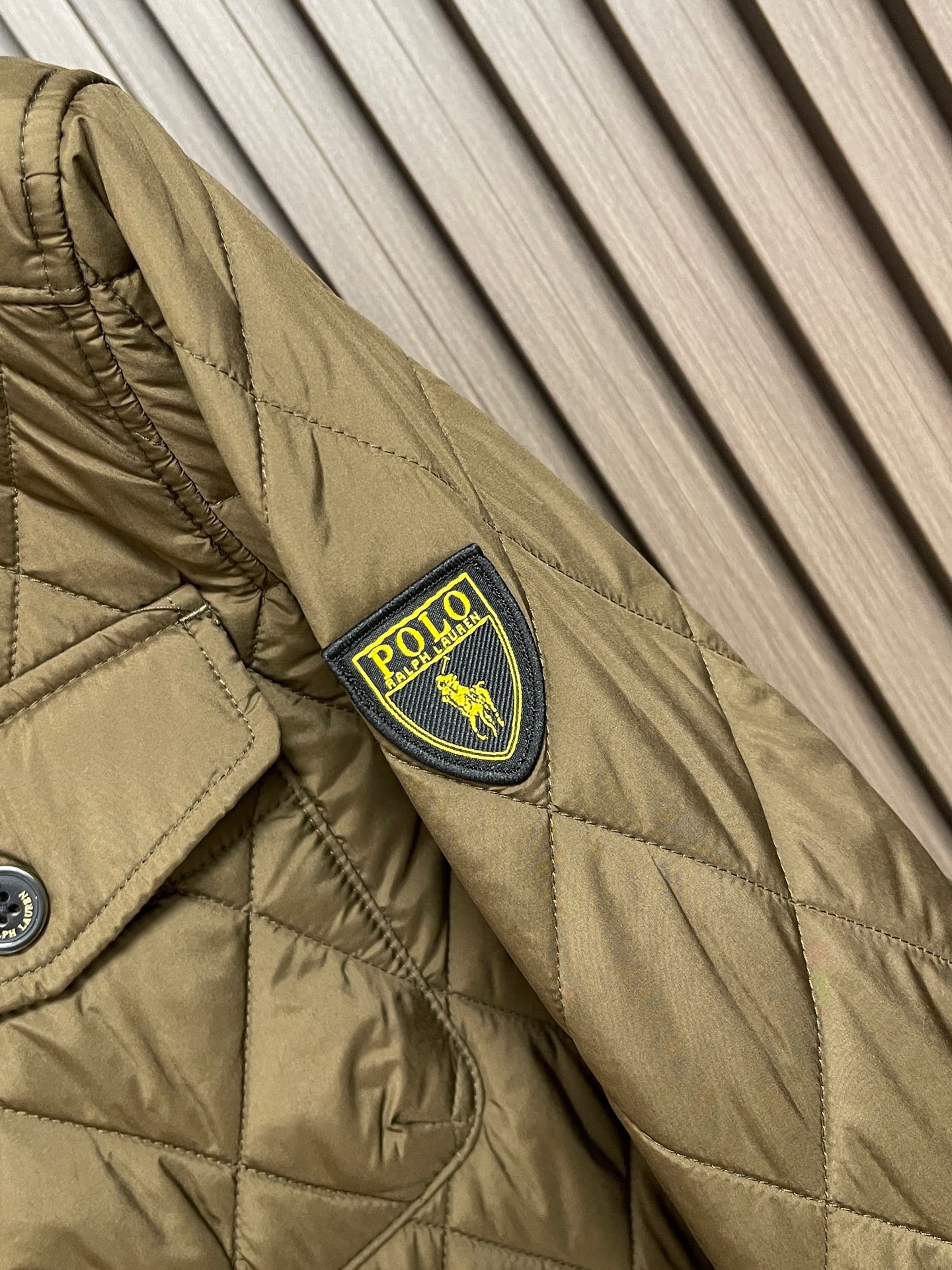 🛒🛒Ralph Lauren 拉夫劳伦菱格绗缝灯芯绒翻领猎装夹克外套，拉夫菱形春秋装冬装经典美式猎装版型，菱形格锁棉工艺
