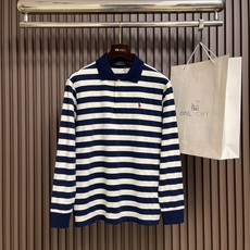 🛒🛒Ralph Lauren 拉夫劳伦 2026ss秋冬系列男款蓝白条纹长袖Polo衫,复古休闲单品。选用250g重磅纯 🛒🛒Ralph Lauren 拉夫劳伦 2026ss秋冬系列男款蓝白条纹长袖Polo衫,复古休闲单品。选用250g重磅纯
