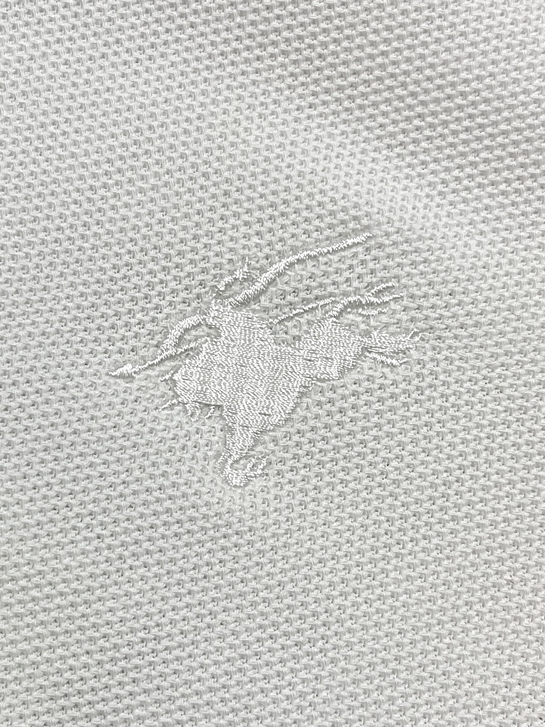 🛒🛒Burberry 刺绣战马马术骑士格纹翻领衫长袖Polo，定制300克100%珠地棉面料！质感非常舒服柔软，透气性强