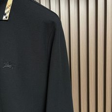 🛒🛒Burberry 刺绣战马马术骑士格纹翻领衫长袖Polo,定制300克100%珠地棉面料!质感非常舒服柔软,透气性强 🛒🛒Burberry 刺绣战马马术骑士格纹翻领衫长袖Polo,定制300克100%珠地棉面料!质感非常舒服柔软,透气性强